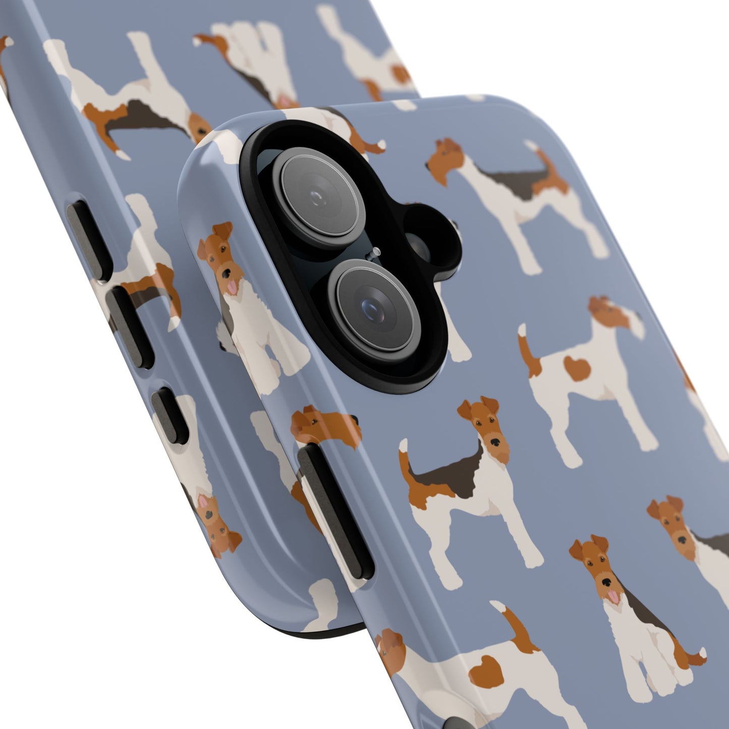 Wire Fox Terrier Lover Tough Case - Stylish Phone Case Featuring Playful Fox Terriers