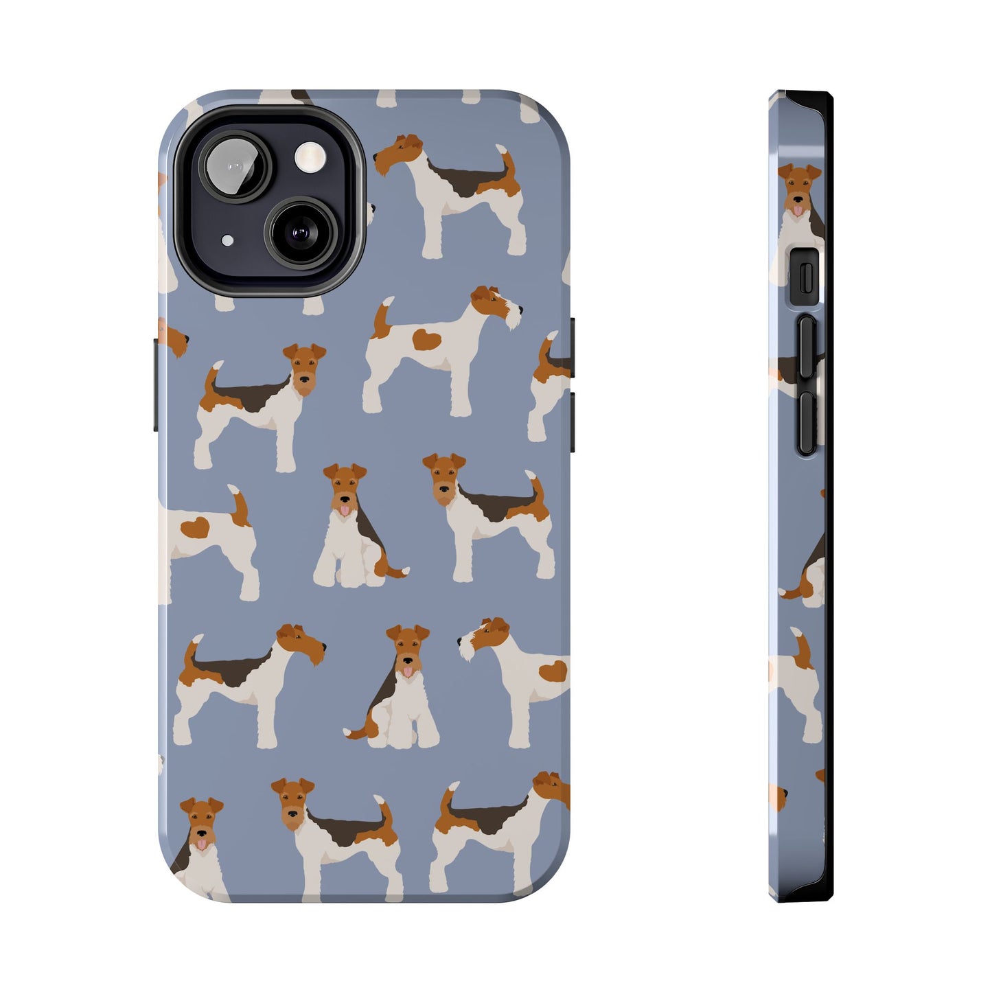 Playful Wire Fox Terrier Phone Case - Durable & Stylish Dog Lover Accessory