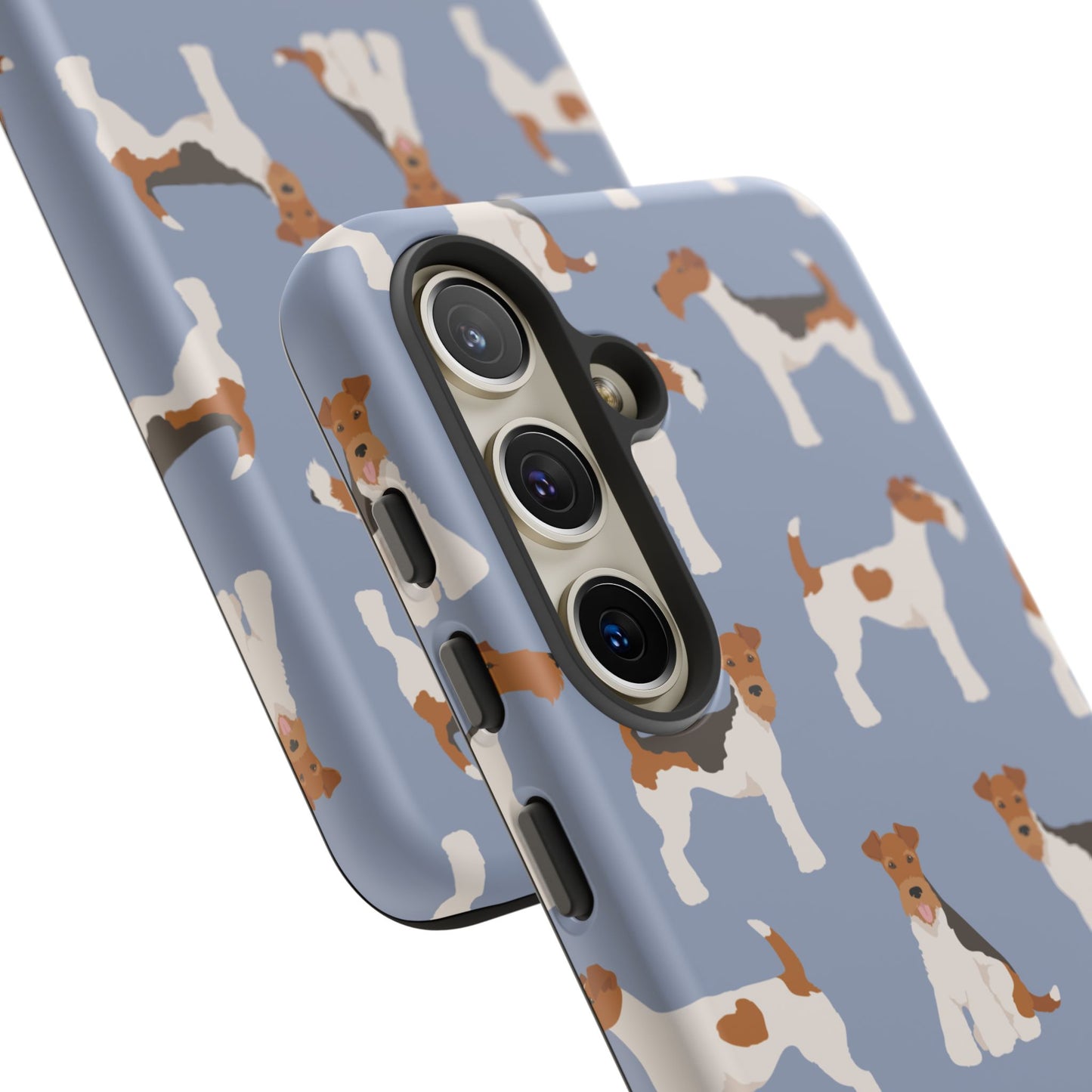 Wire Fox Terrier Lover Tough Case - Stylish Phone Case Featuring Playful Fox Terriers