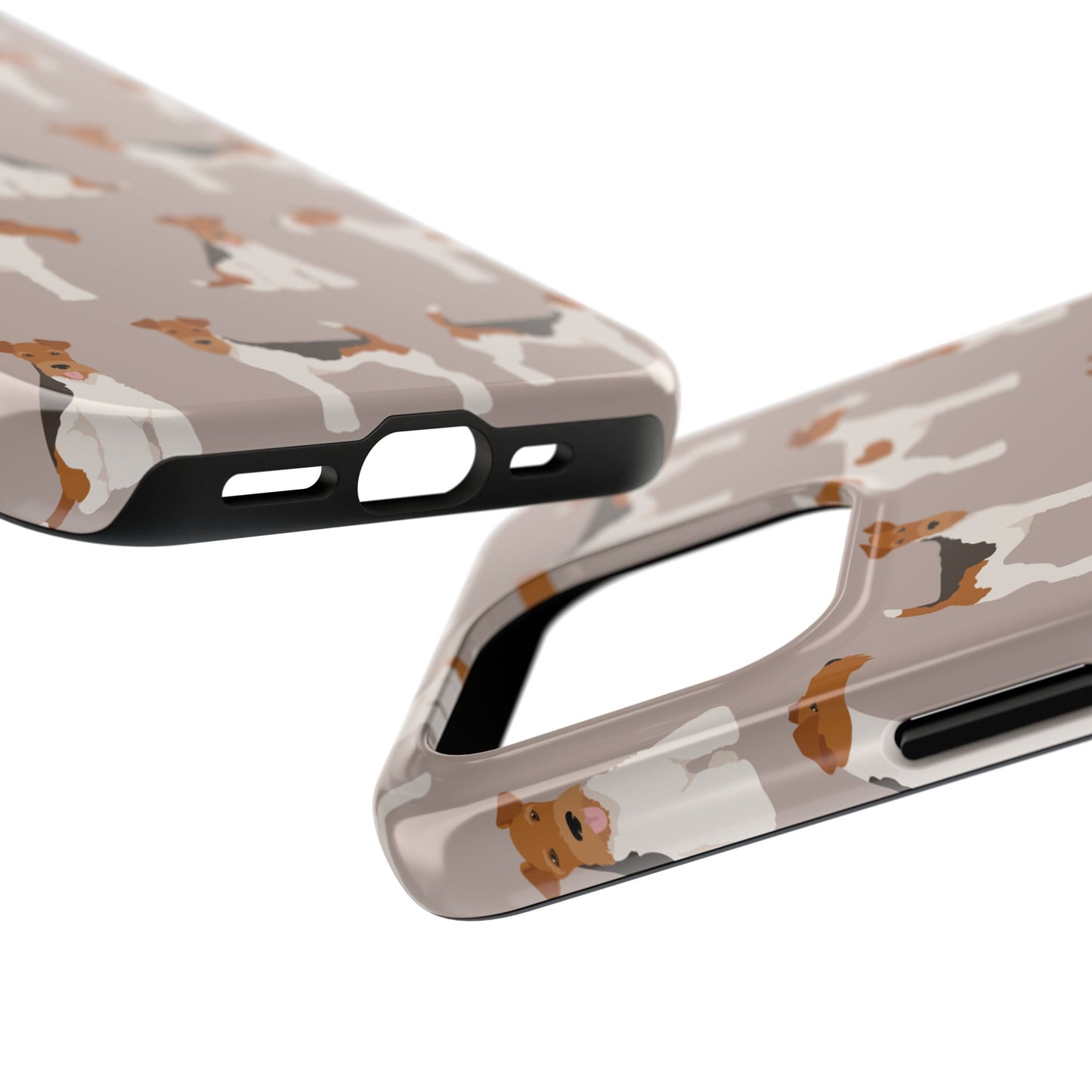 Cute Wire Fox Terrier Tough Phone Case - Durable and Stylish