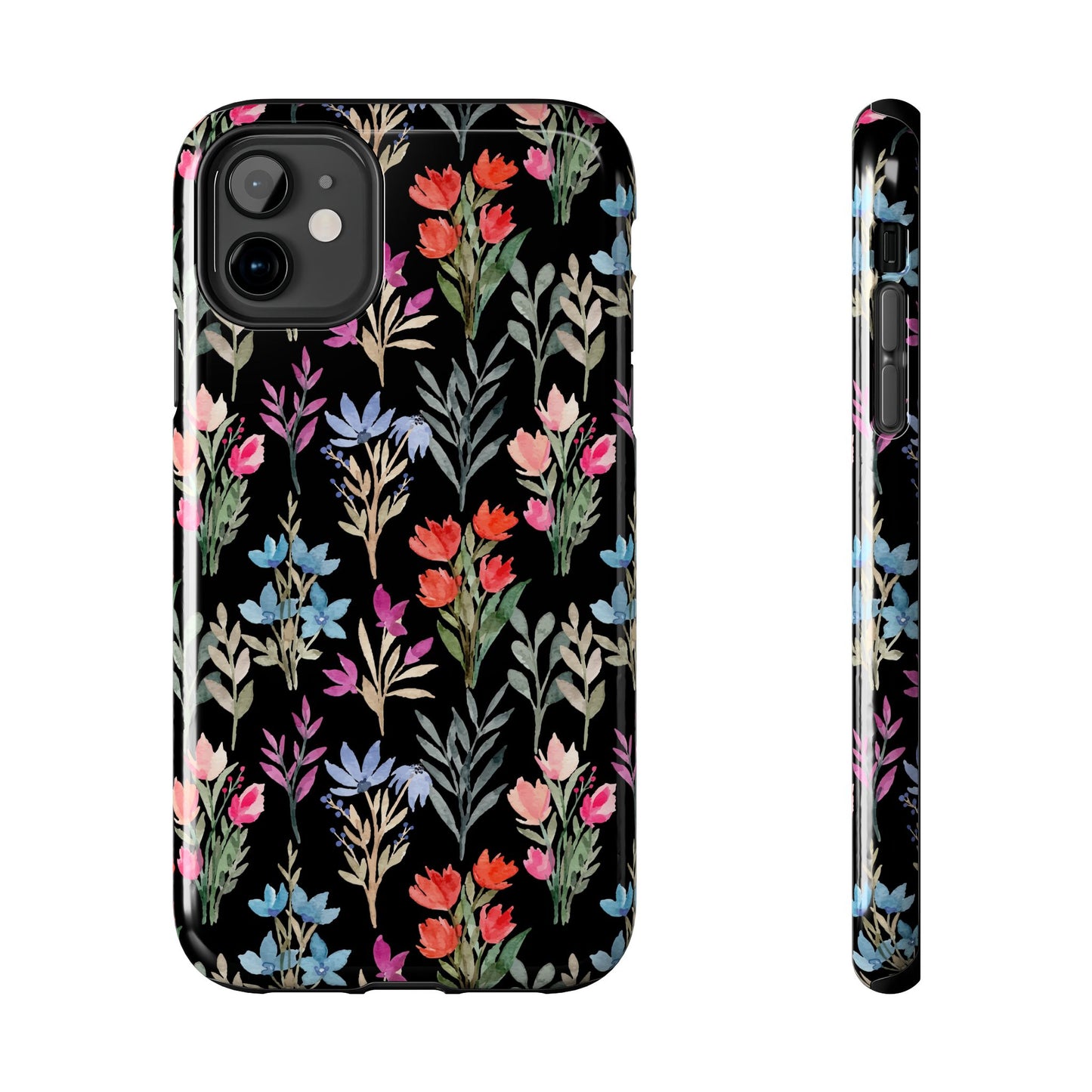 Floral Tough Phone Case - Durable Protection with Vibrant Botanical Design