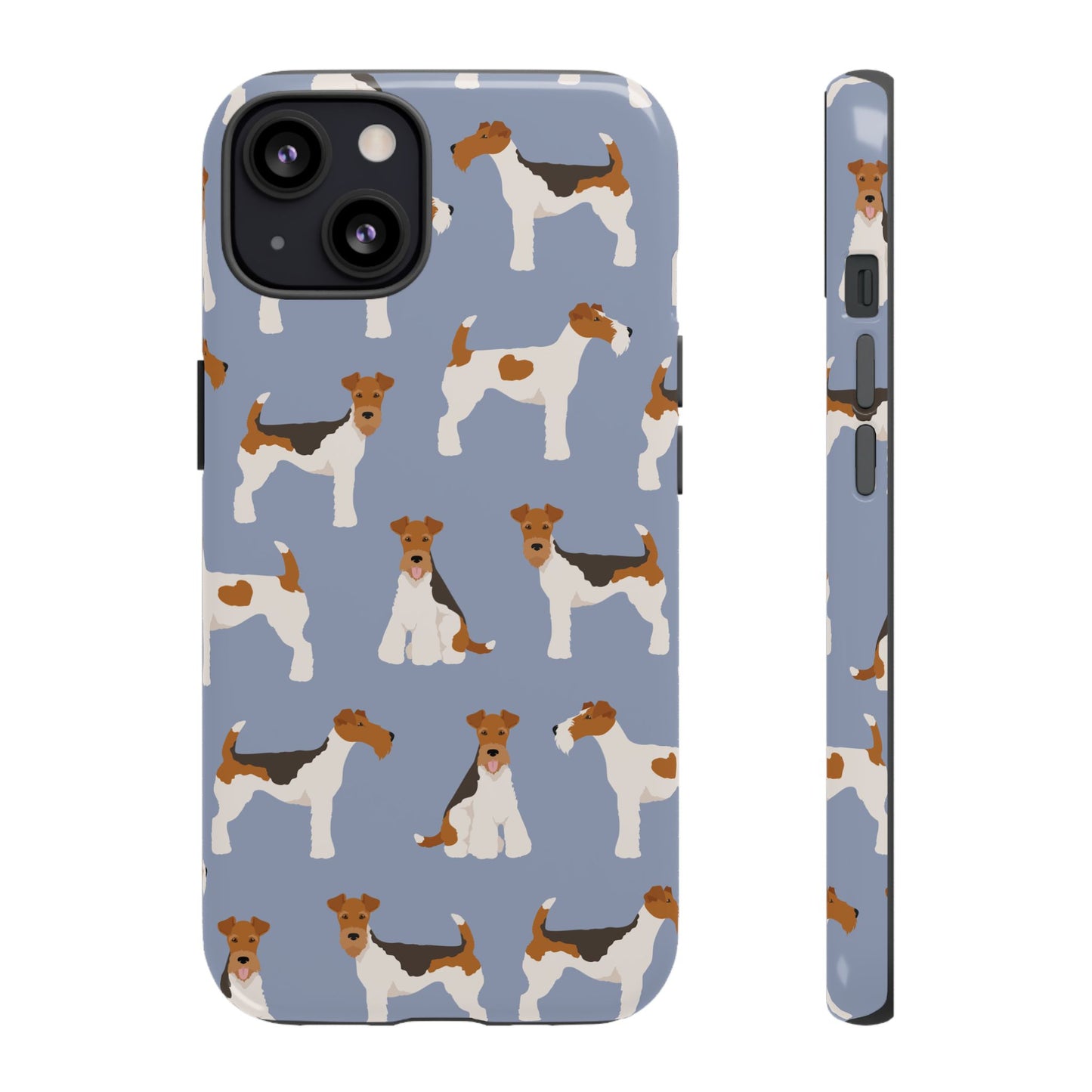 Wire Fox Terrier Lover Tough Case - Stylish Phone Case Featuring Playful Fox Terriers