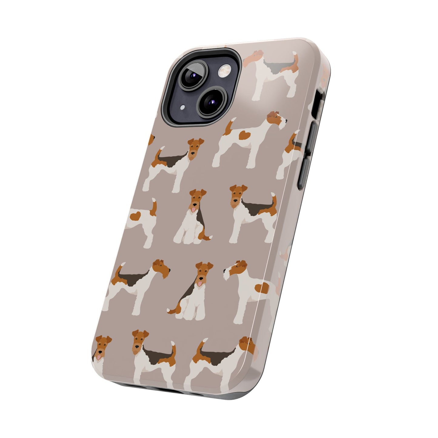 Cute Wire Fox Terrier Tough Phone Case - Durable and Stylish