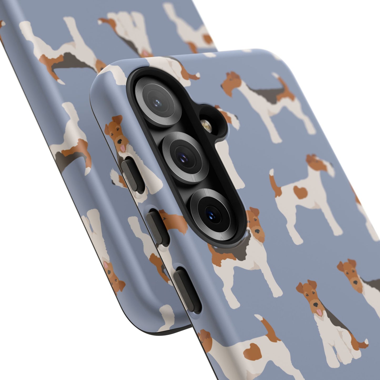 Wire Fox Terrier Lover Tough Case - Stylish Phone Case Featuring Playful Fox Terriers