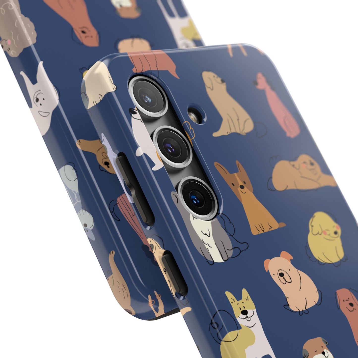Cute Cartoon Dog Tough Phone Case - Perfect for Pet Lovers