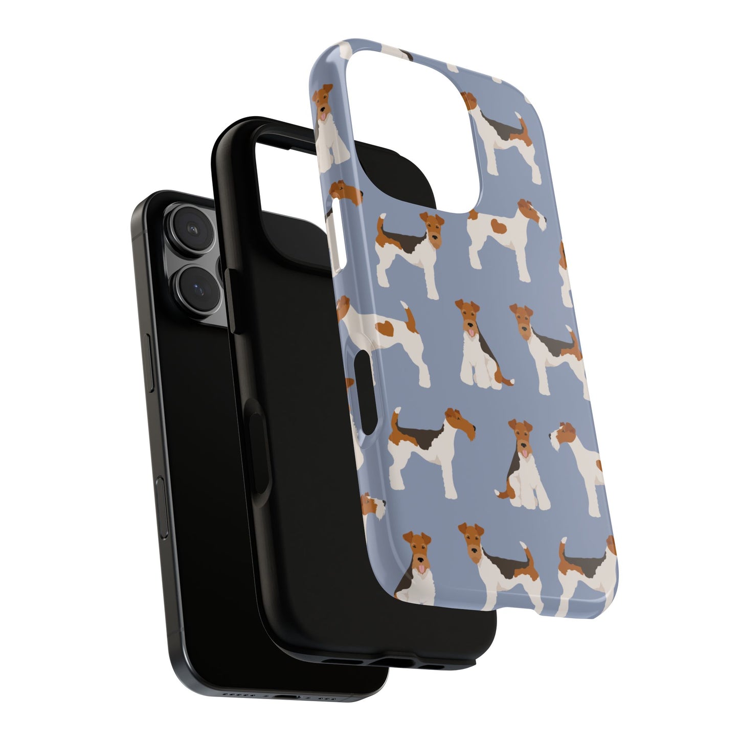 Wire Fox Terrier Lover Tough Case - Stylish Phone Case Featuring Playful Fox Terriers