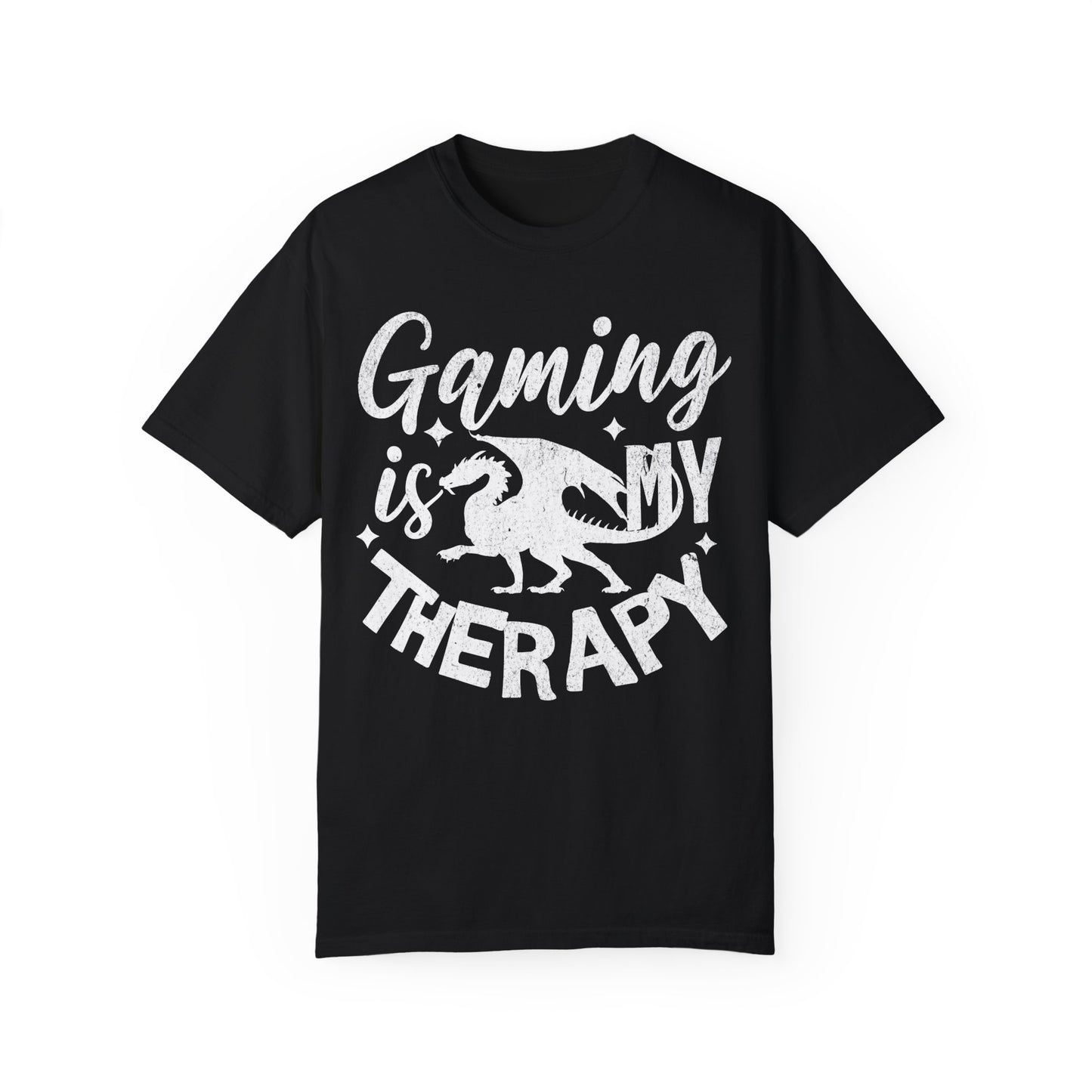 Gaming Therapy Unisex Garment-Dyed T-Shirt | Perfect for Gamers & Casual Wear