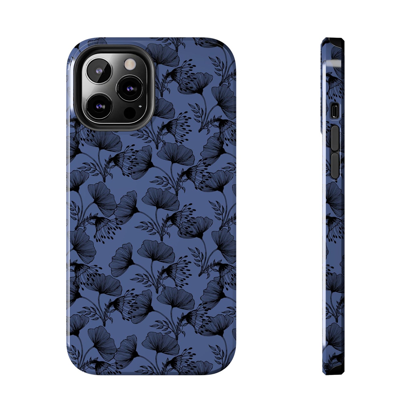 Ornate Floral Tough Phone Case - Durable Protection with Elegant Design