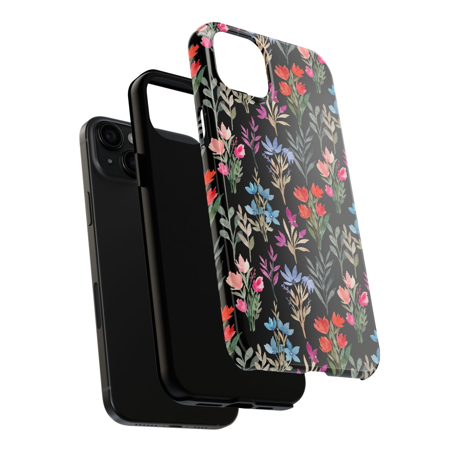 Floral Tough Phone Case - Durable Protection with Vibrant Botanical Design