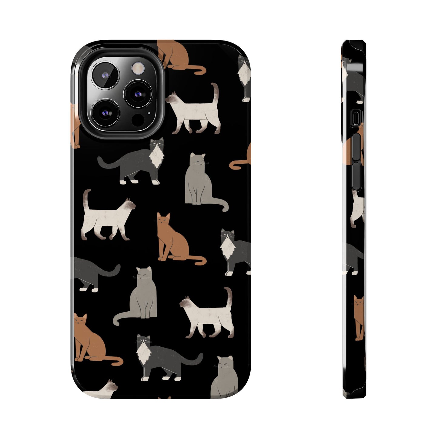 Cubist Cat Tough Phone Case - Stylish & Durable for Pet Fans