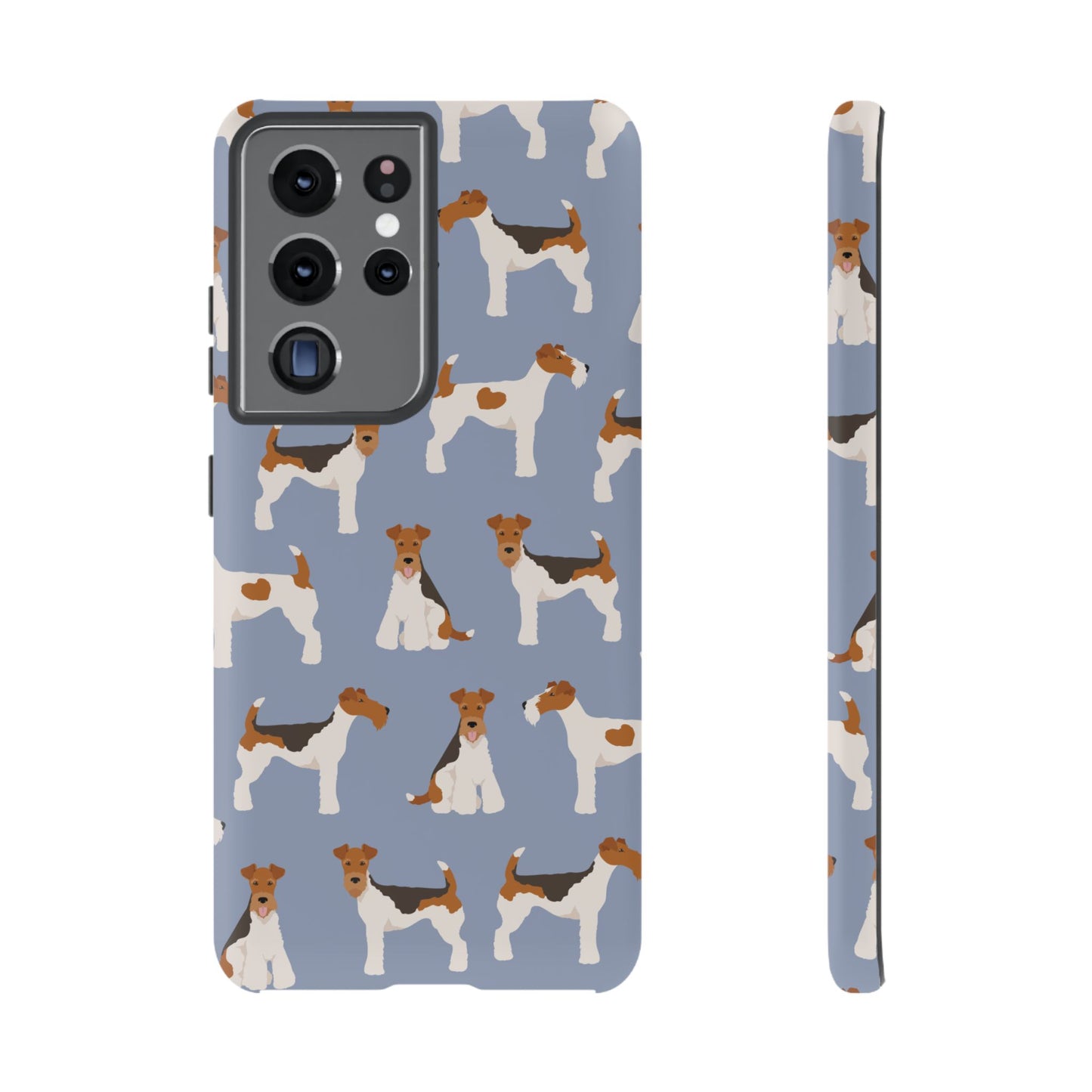Wire Fox Terrier Lover Tough Case - Stylish Phone Case Featuring Playful Fox Terriers