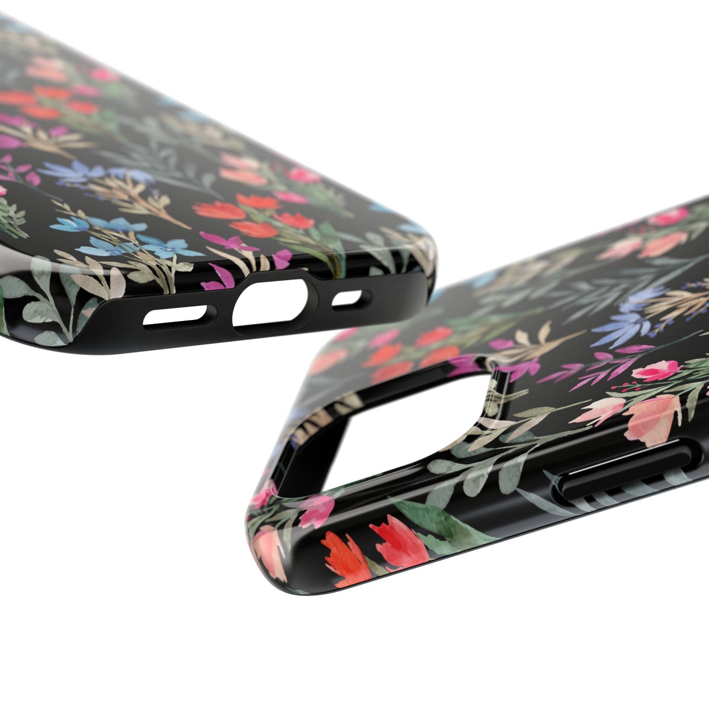 Floral Tough Phone Case - Durable Protection with Vibrant Botanical Design