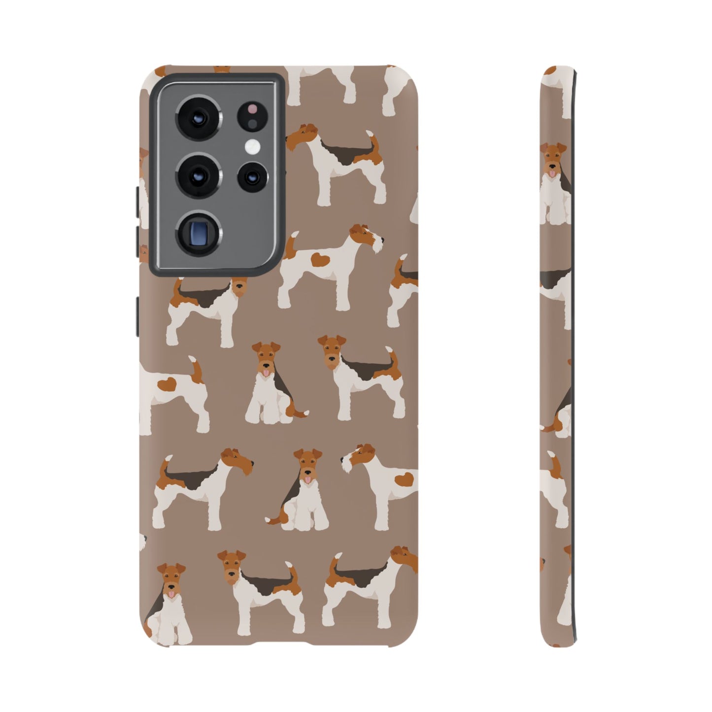 Wire Fox Terrier Lover Tough Case - Stylish Phone Case Featuring Playful Fox Terriers