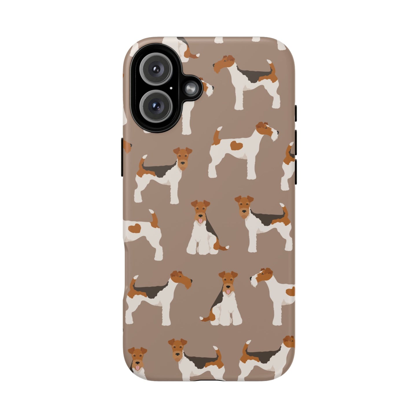 Wire Fox Terrier Lover Tough Case - Stylish Phone Case Featuring Playful Fox Terriers