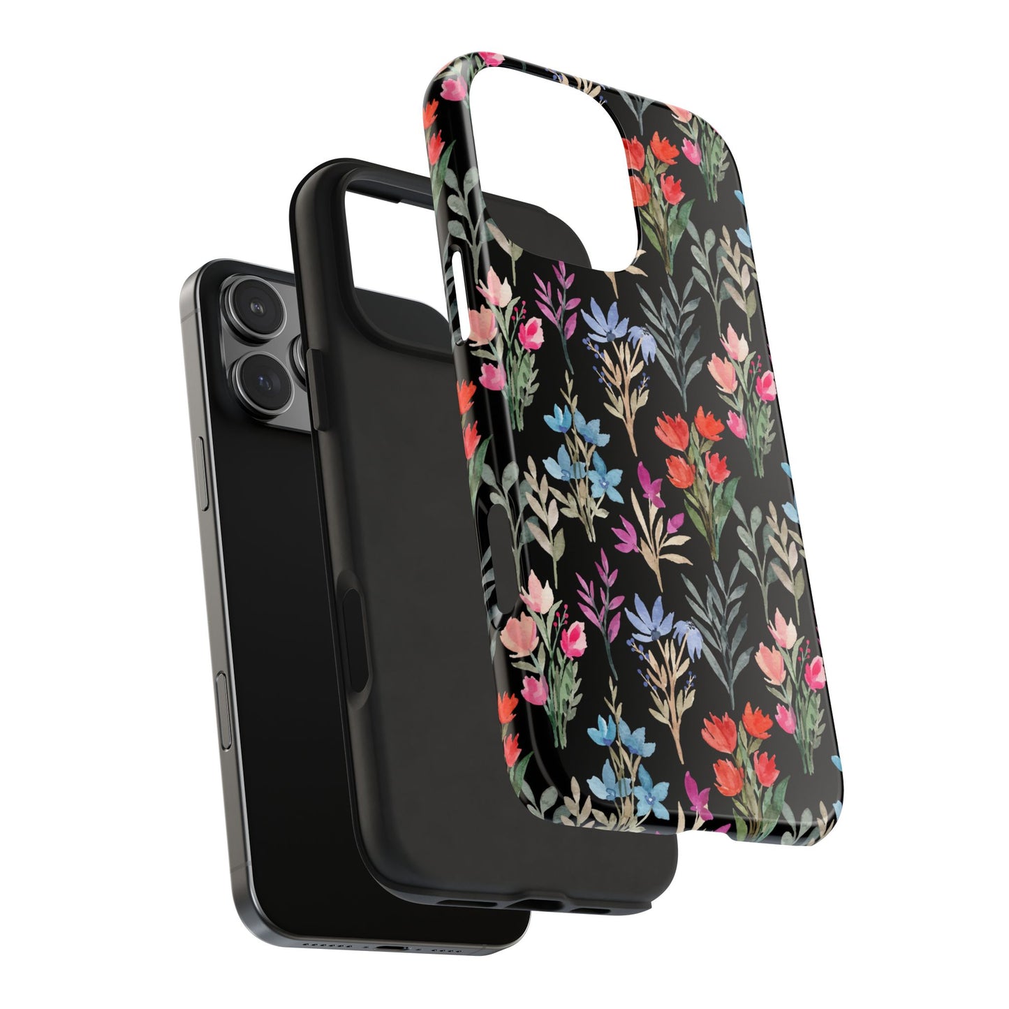 Floral Tough Phone Case - Durable Protection with Vibrant Botanical Design
