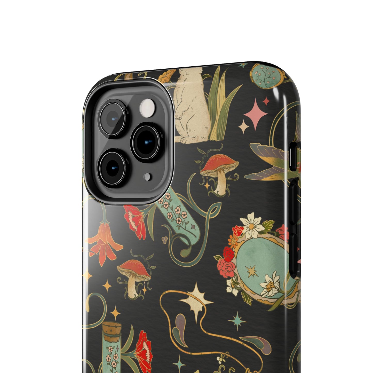 Whimsical Floral Rabbit Phone Case | Tough Protective Cover for Nature Lovers