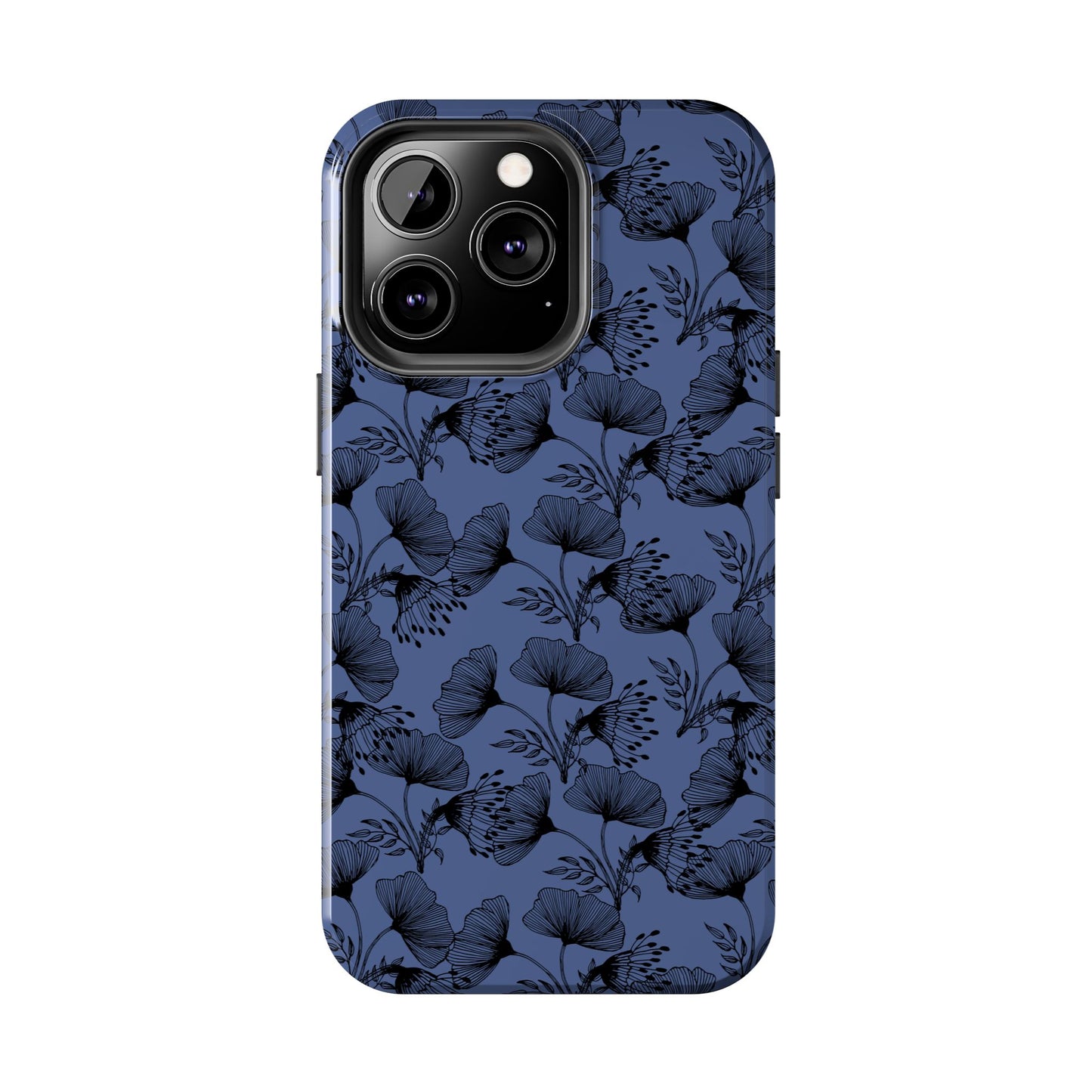 Ornate Floral Tough Phone Case - Durable Protection with Elegant Design