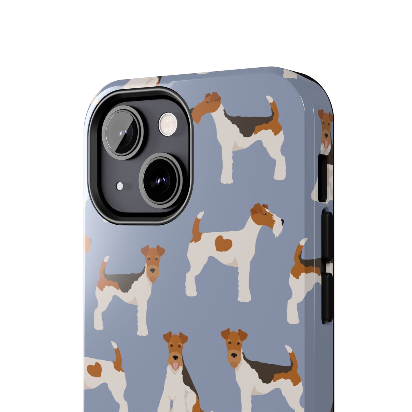 Playful Wire Fox Terrier Phone Case - Durable & Stylish Dog Lover Accessory