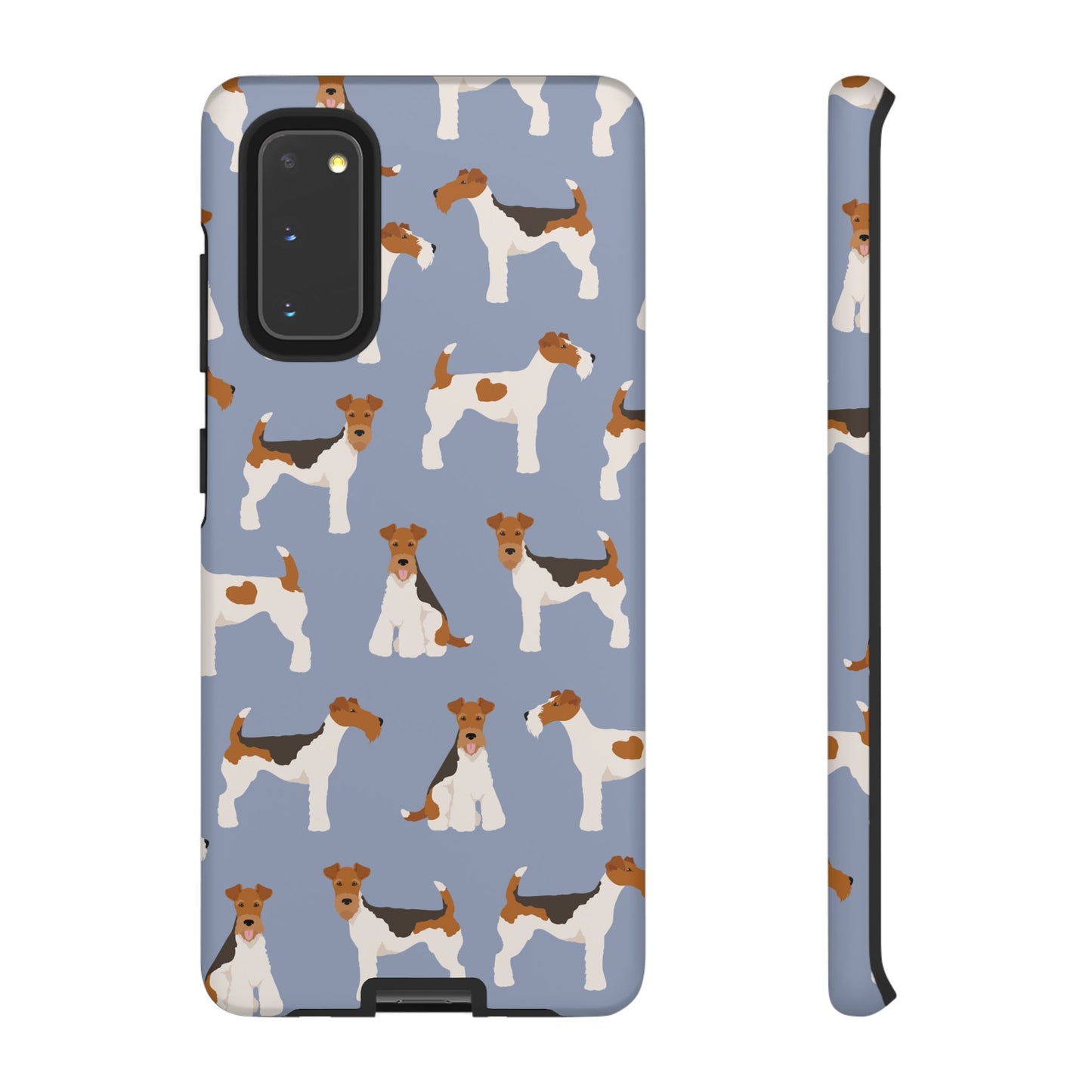 Wire Fox Terrier Lover Tough Case - Stylish Phone Case Featuring Playful Fox Terriers