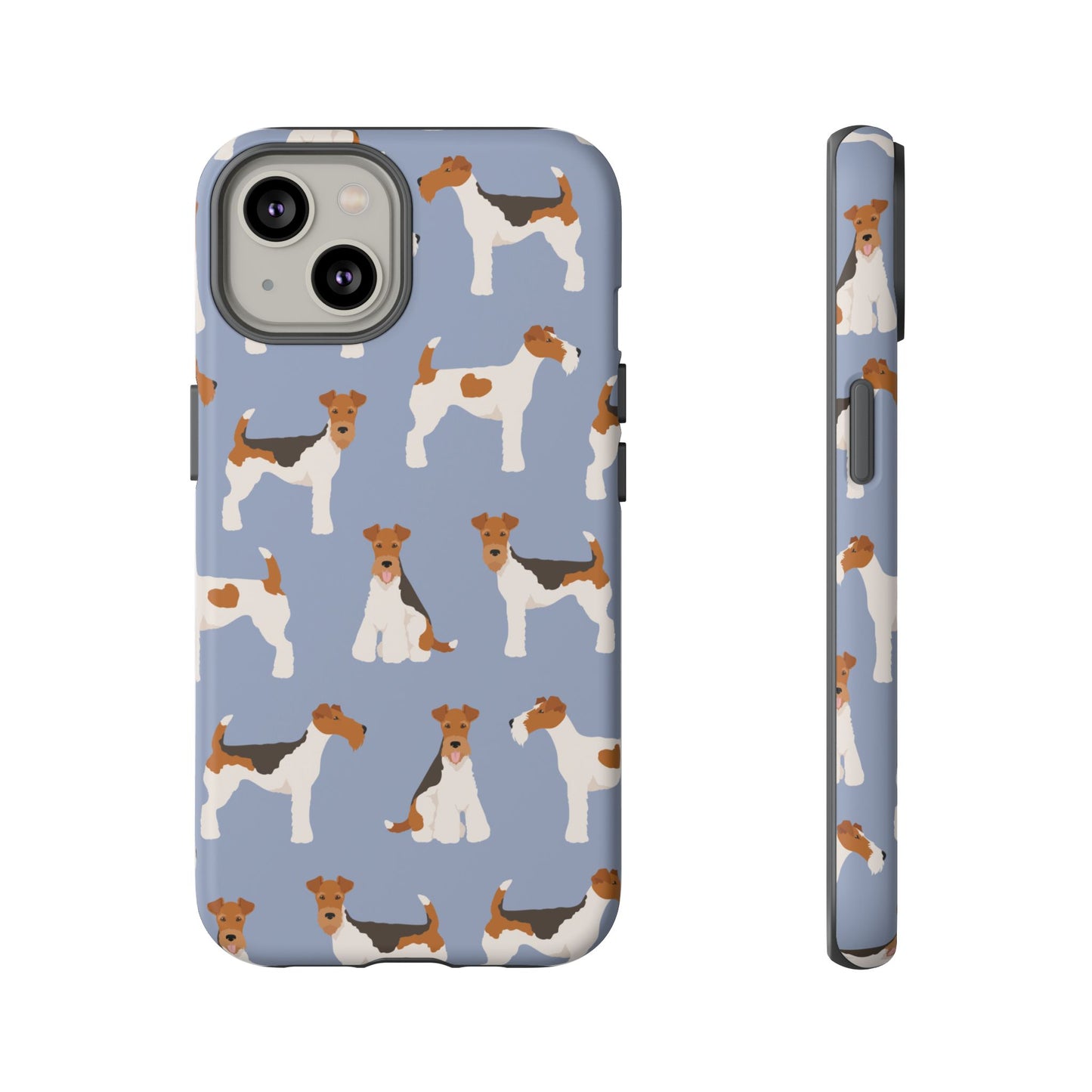 Wire Fox Terrier Lover Tough Case - Stylish Phone Case Featuring Playful Fox Terriers