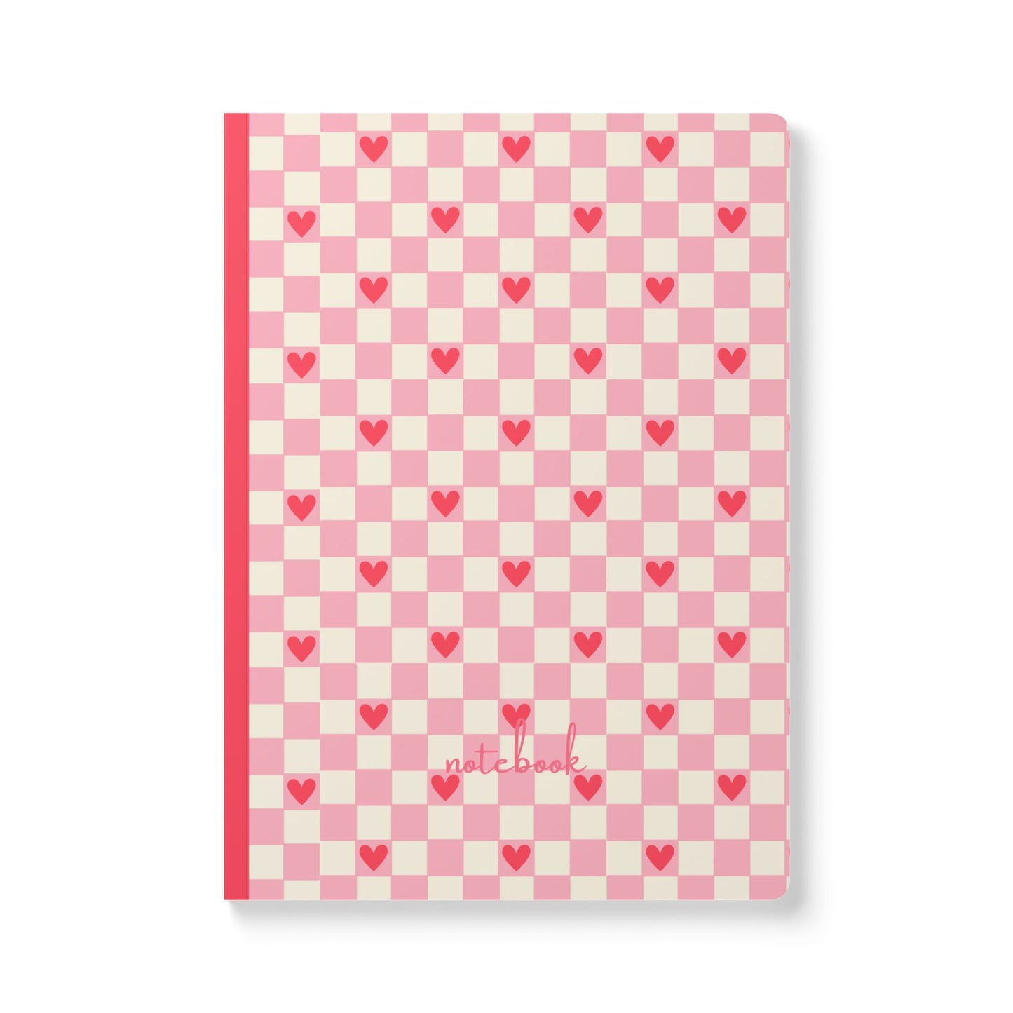 Cute Heart Pattern Softcover Journal | Perfect for Daily Journaling & Note-Taking