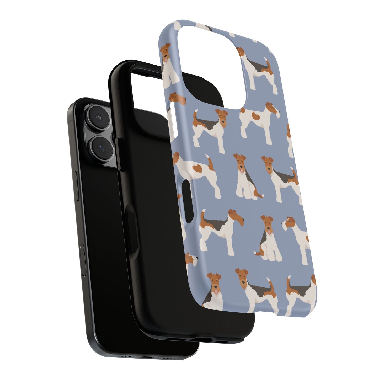 Wire Fox Terrier Lover Tough Case - Stylish Phone Case Featuring Playful Fox Terriers
