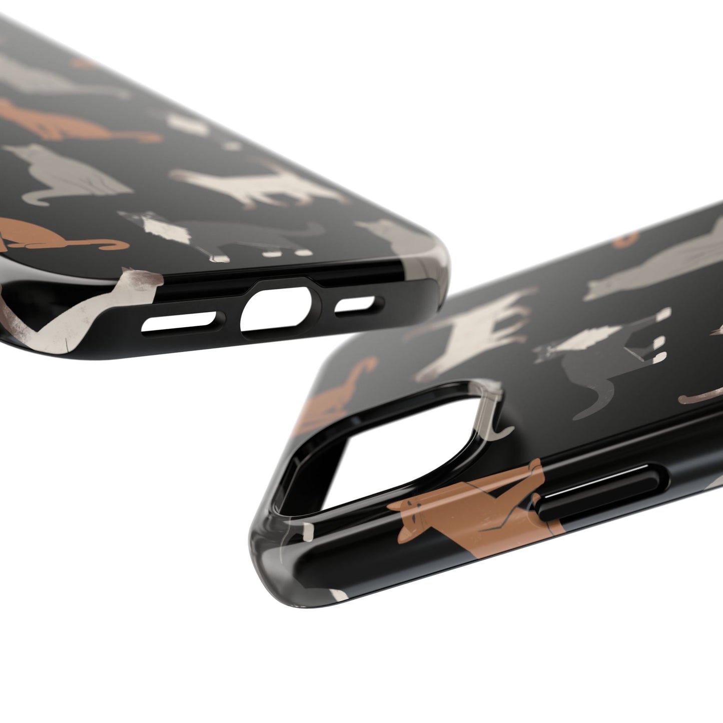 Cubist Cat Tough Phone Case - Stylish & Durable for Pet Fans
