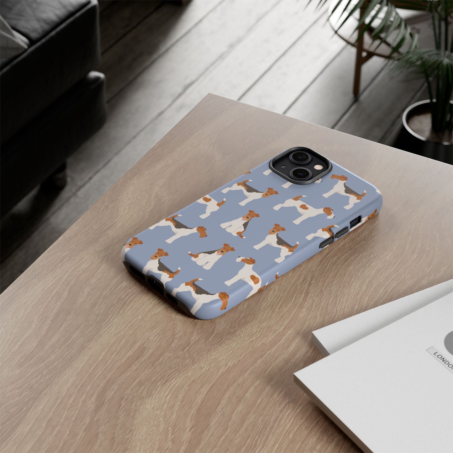 Wire Fox Terrier Lover Tough Case - Stylish Phone Case Featuring Playful Fox Terriers