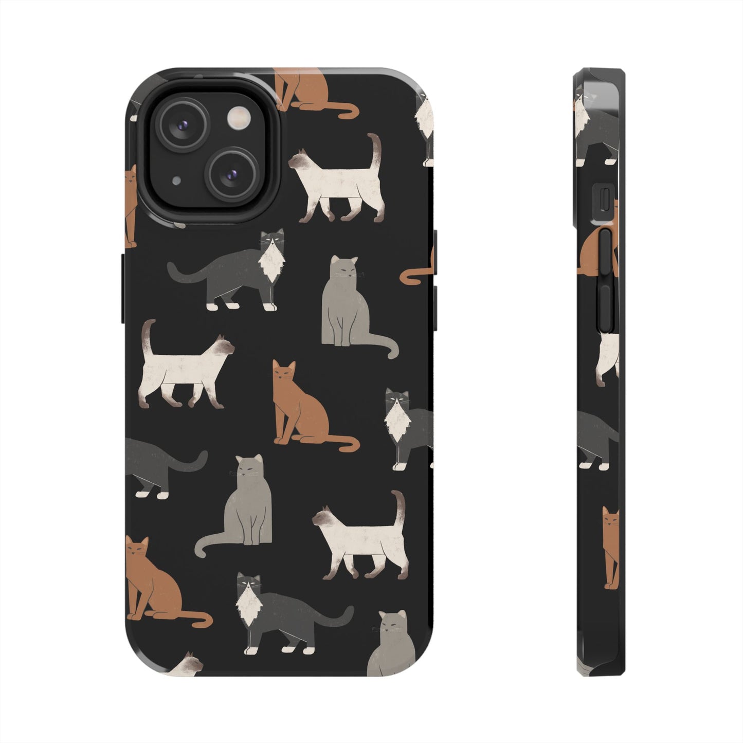 Cubist Cat Tough Phone Case - Stylish & Durable for Pet Fans