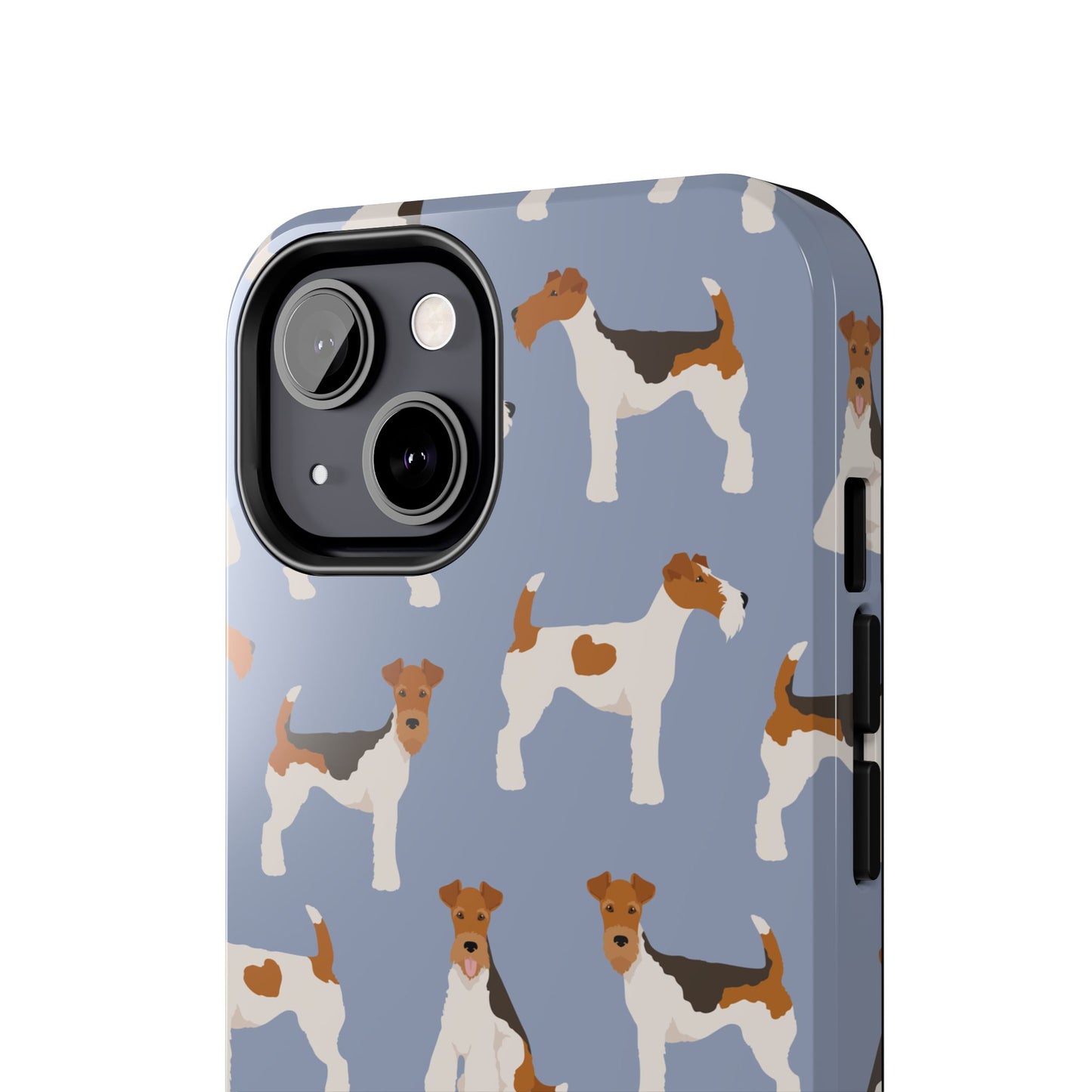 Playful Wire Fox Terrier Phone Case - Durable & Stylish Dog Lover Accessory