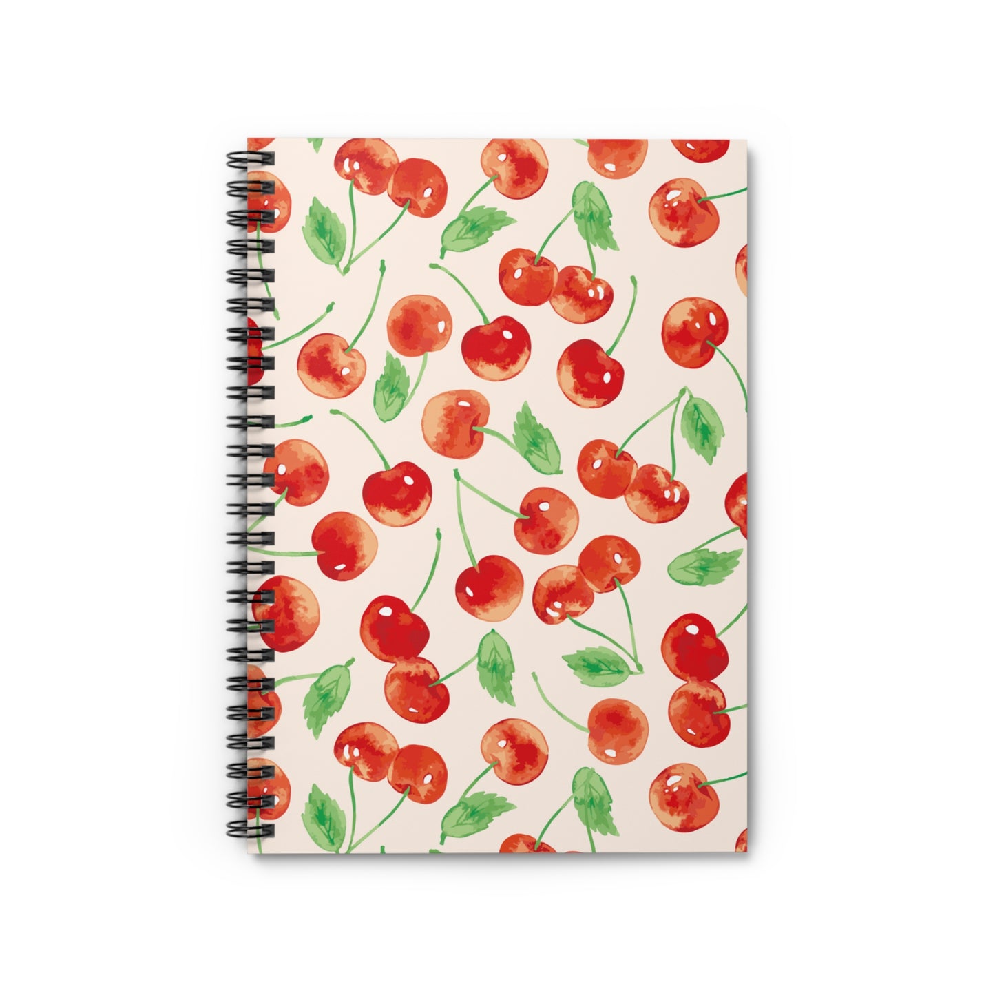 Cherry Blossom Spiral Notebook - Ruled Line | Cute Garden Inspired Journal for Students & Artists