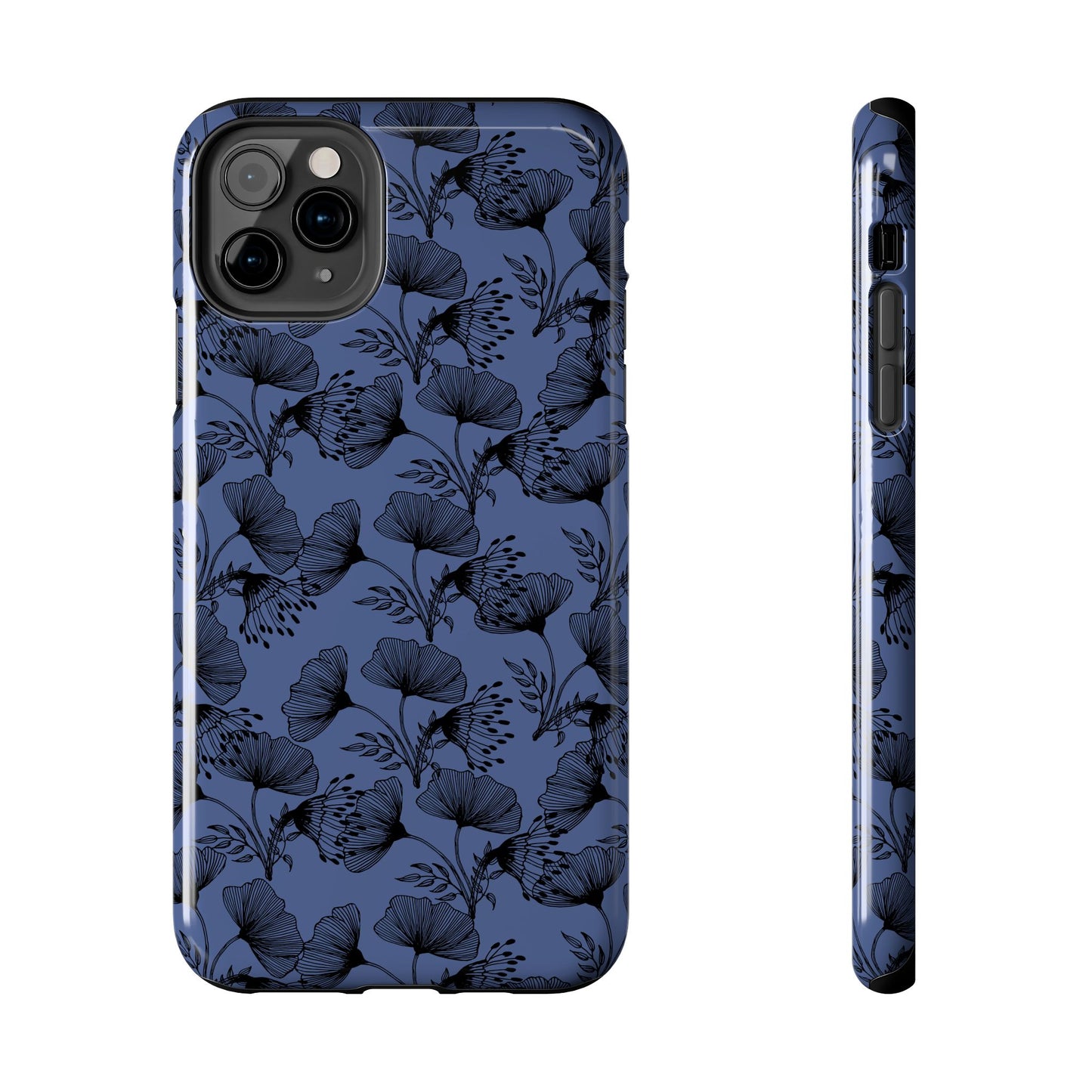 Ornate Floral Tough Phone Case - Durable Protection with Elegant Design