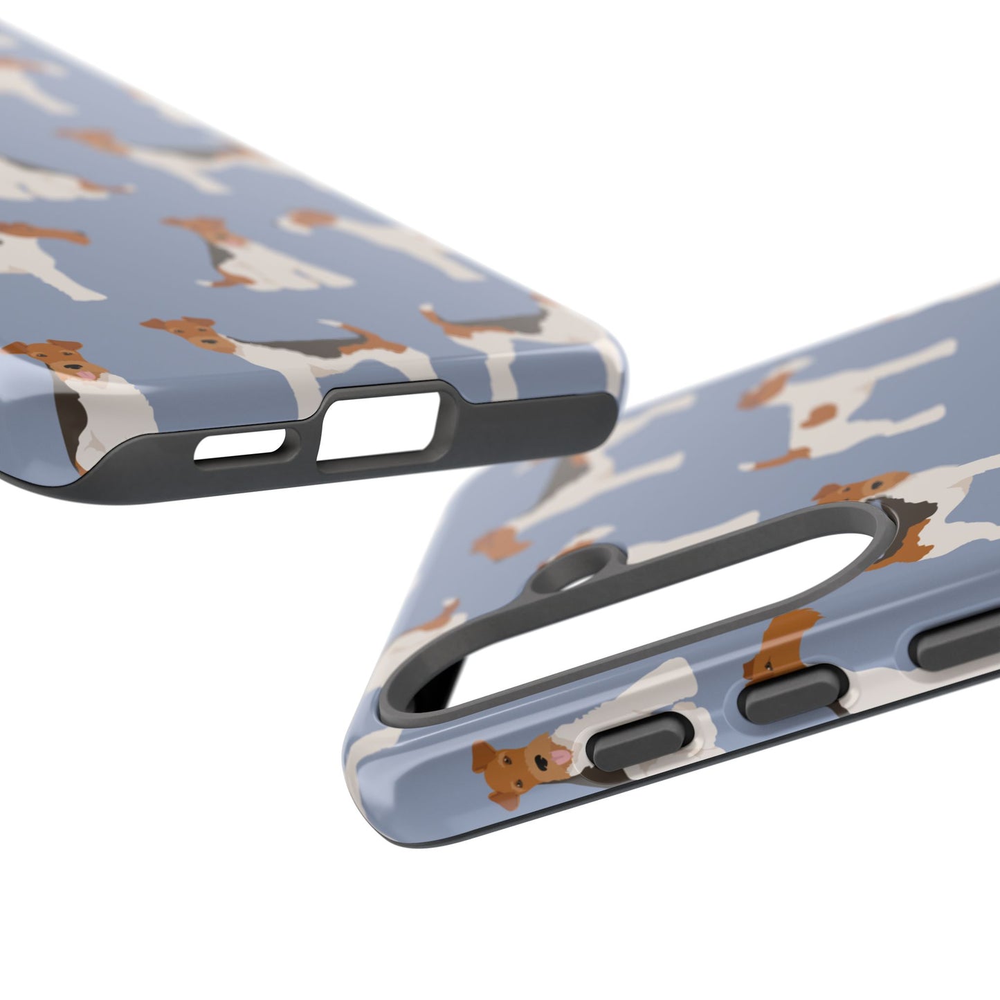 Wire Fox Terrier Lover Tough Case - Stylish Phone Case Featuring Playful Fox Terriers