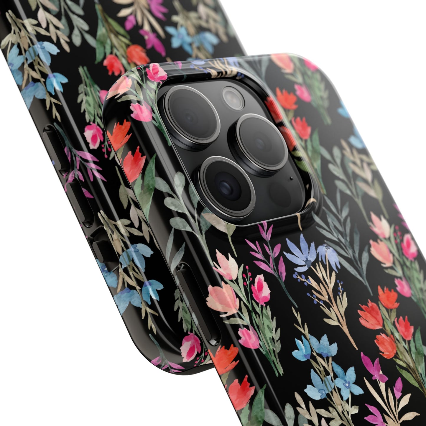 Floral Tough Phone Case - Durable Protection with Vibrant Botanical Design
