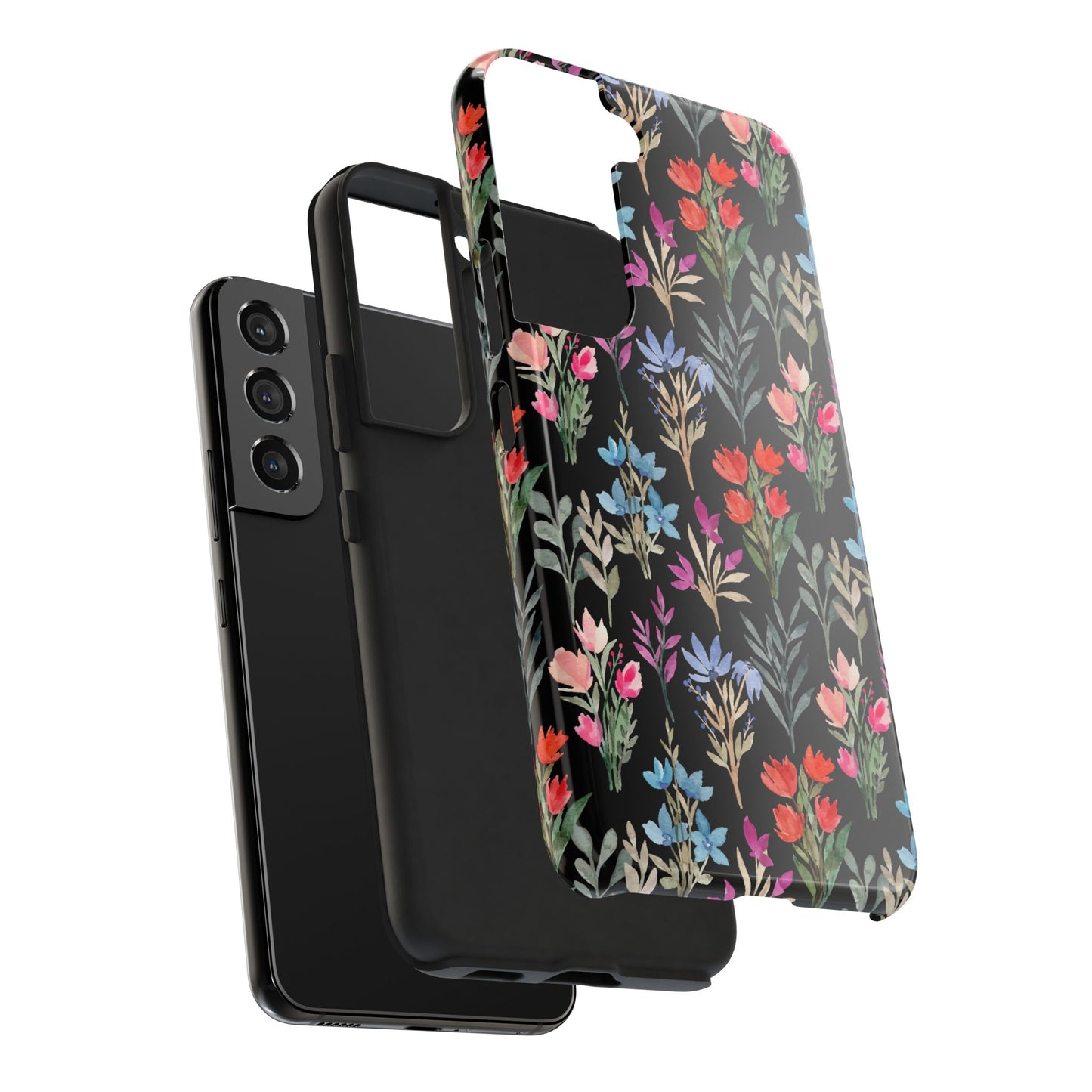 Floral Tough Phone Case - Durable Protection with Vibrant Botanical Design