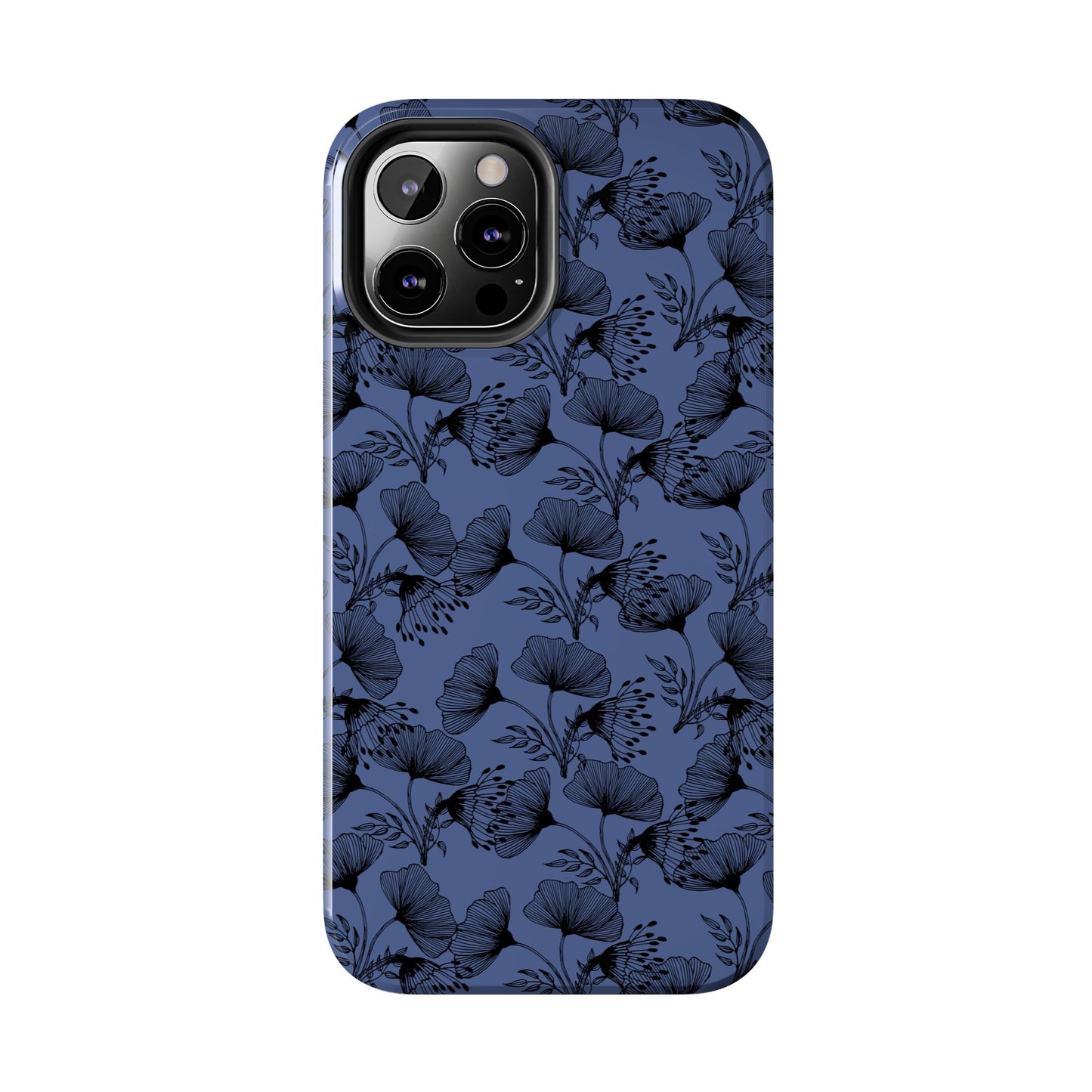 Ornate Floral Tough Phone Case - Durable Protection with Elegant Design