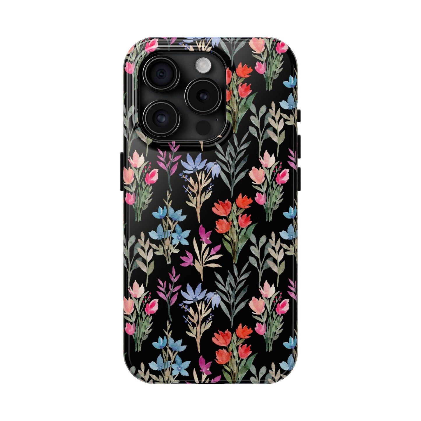 Floral Tough Phone Case - Durable Protection with Vibrant Botanical Design
