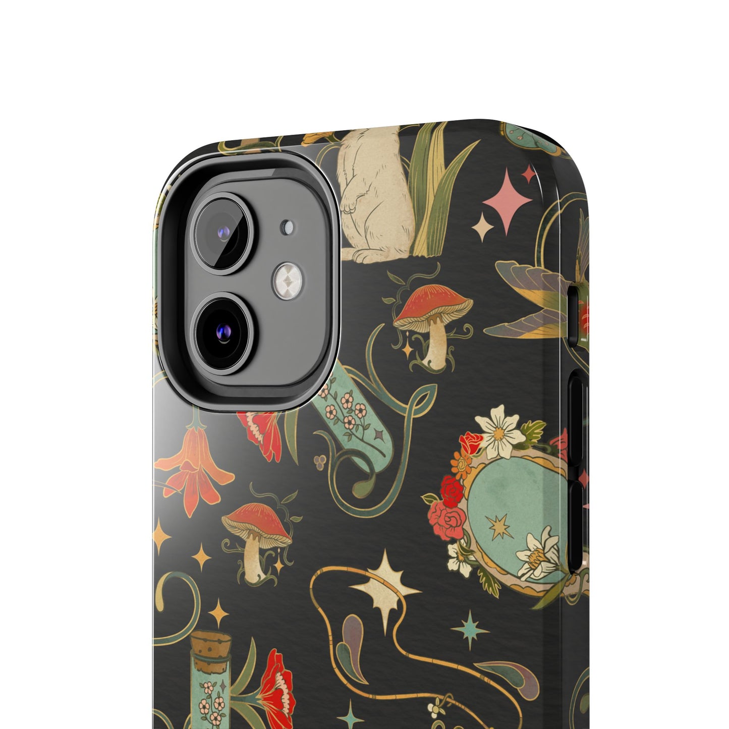 Whimsical Floral Rabbit Phone Case | Tough Protective Cover for Nature Lovers