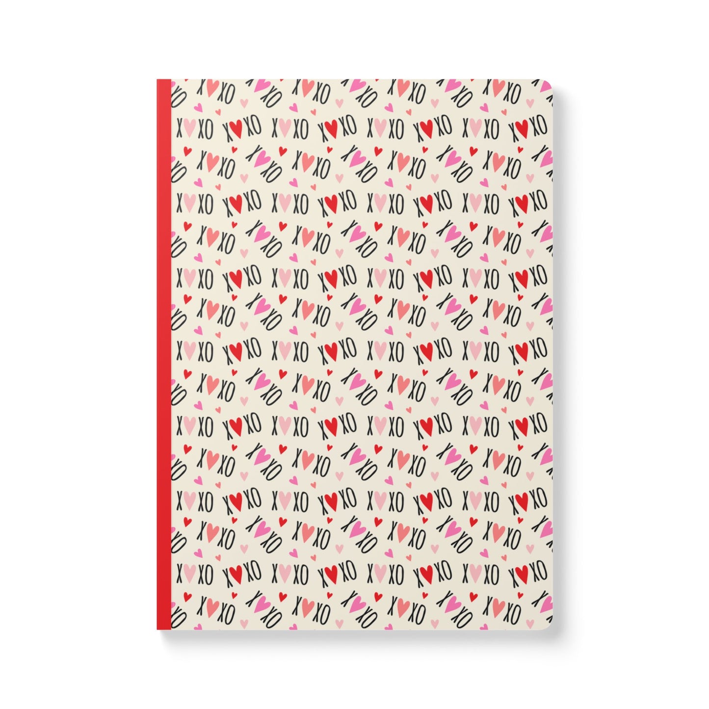 XoXo Hearts Softcover Journal with Inside Prints | Perfect for Notes and Gifts