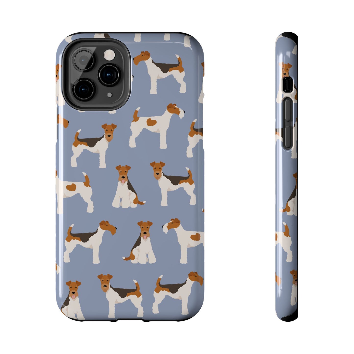 Playful Wire Fox Terrier Phone Case - Durable & Stylish Dog Lover Accessory
