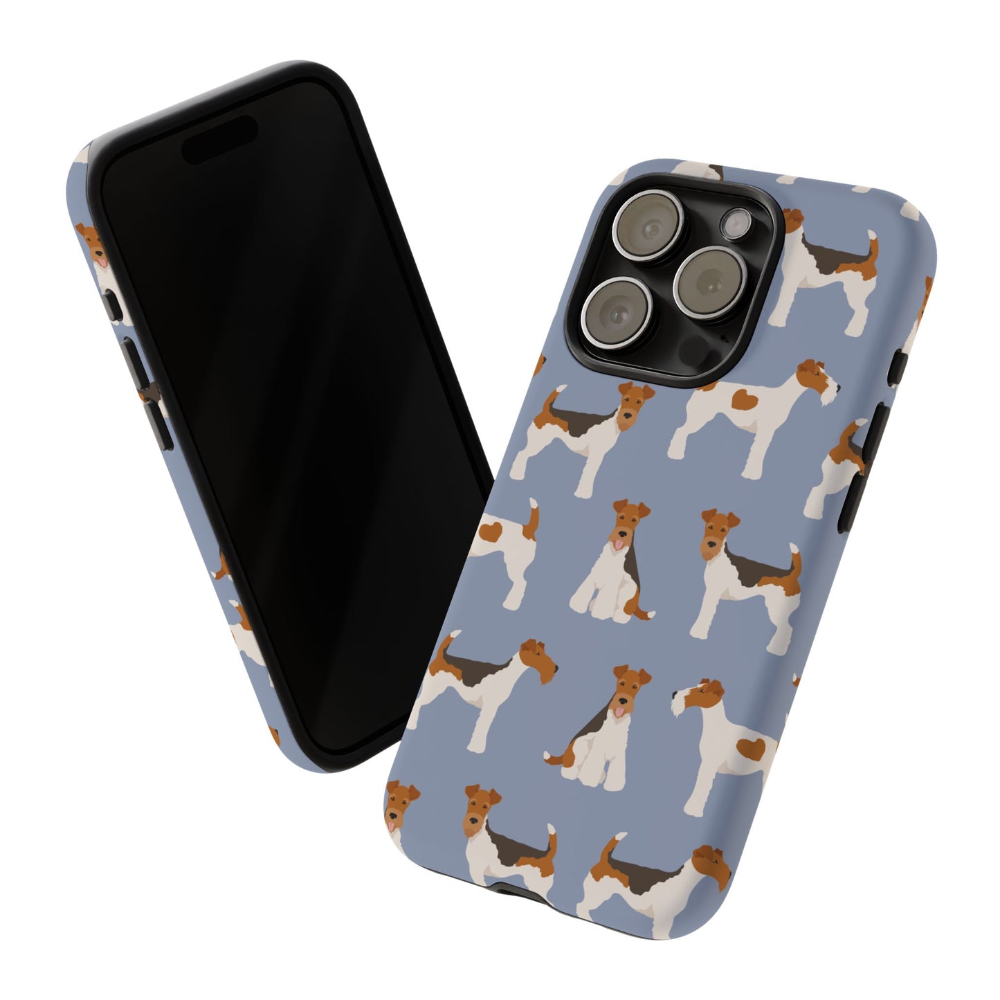 Wire Fox Terrier Lover Tough Case - Stylish Phone Case Featuring Playful Fox Terriers