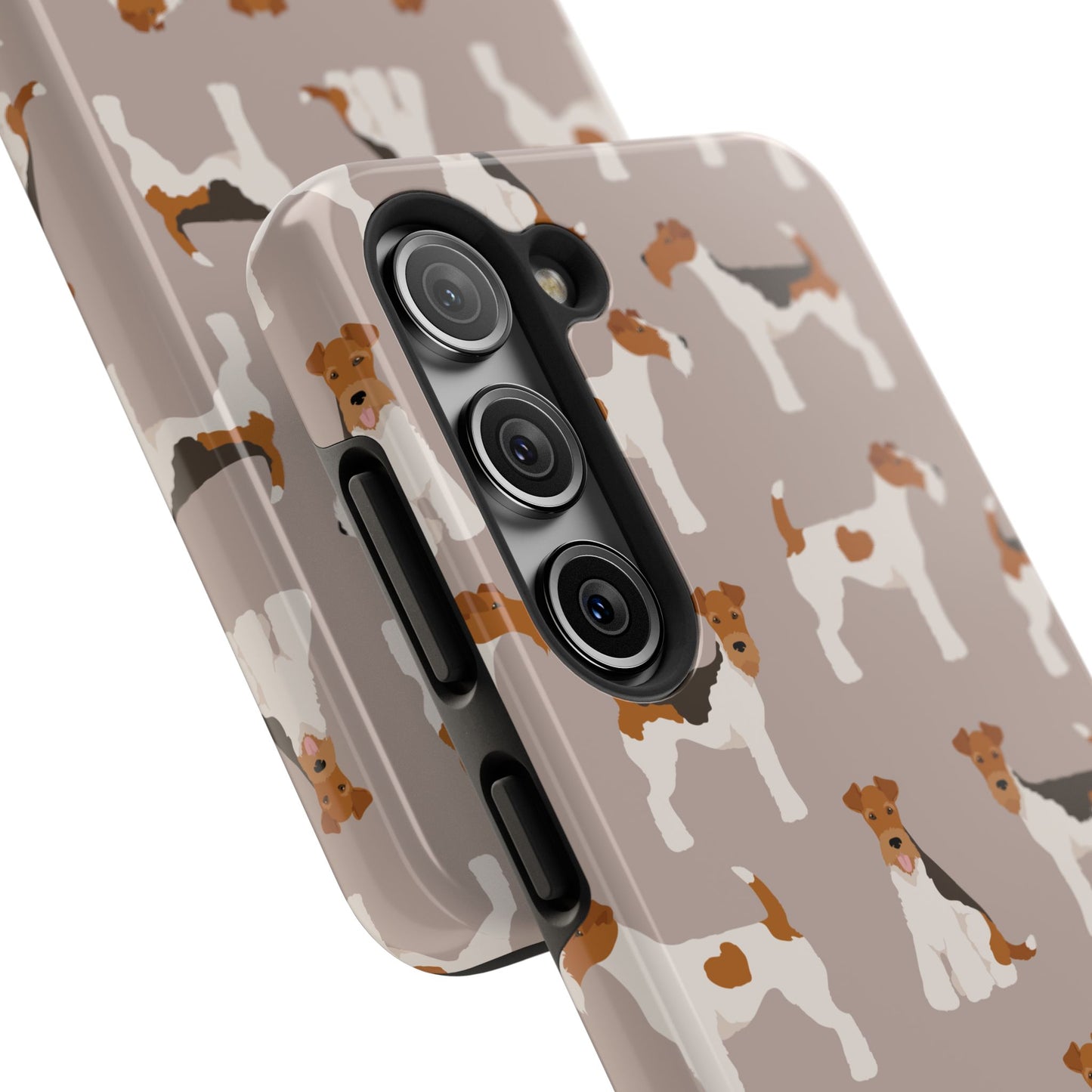 Cute Wire Fox Terrier Tough Phone Case - Durable and Stylish