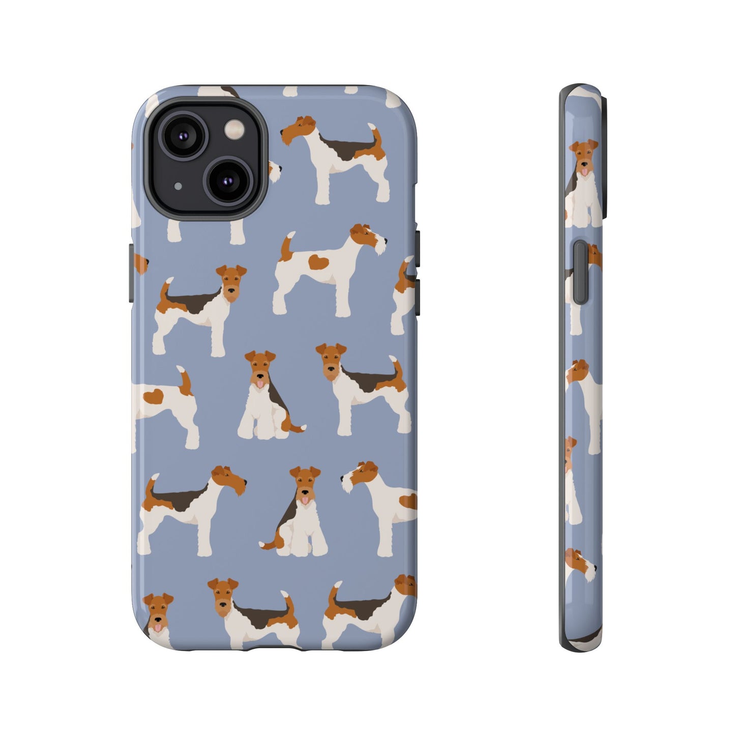Wire Fox Terrier Lover Tough Case - Stylish Phone Case Featuring Playful Fox Terriers