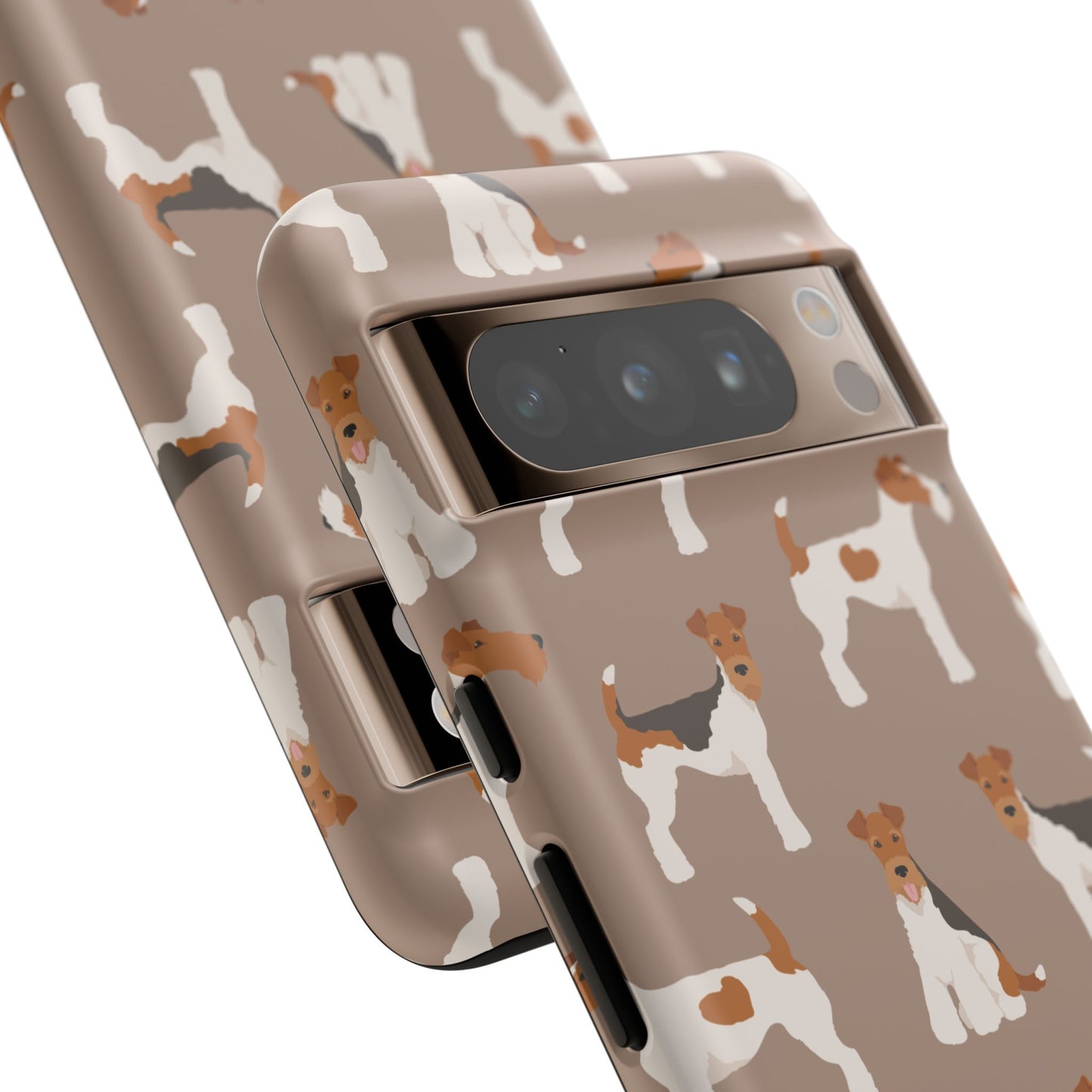 Wire Fox Terrier Lover Tough Case - Stylish Phone Case Featuring Playful Fox Terriers