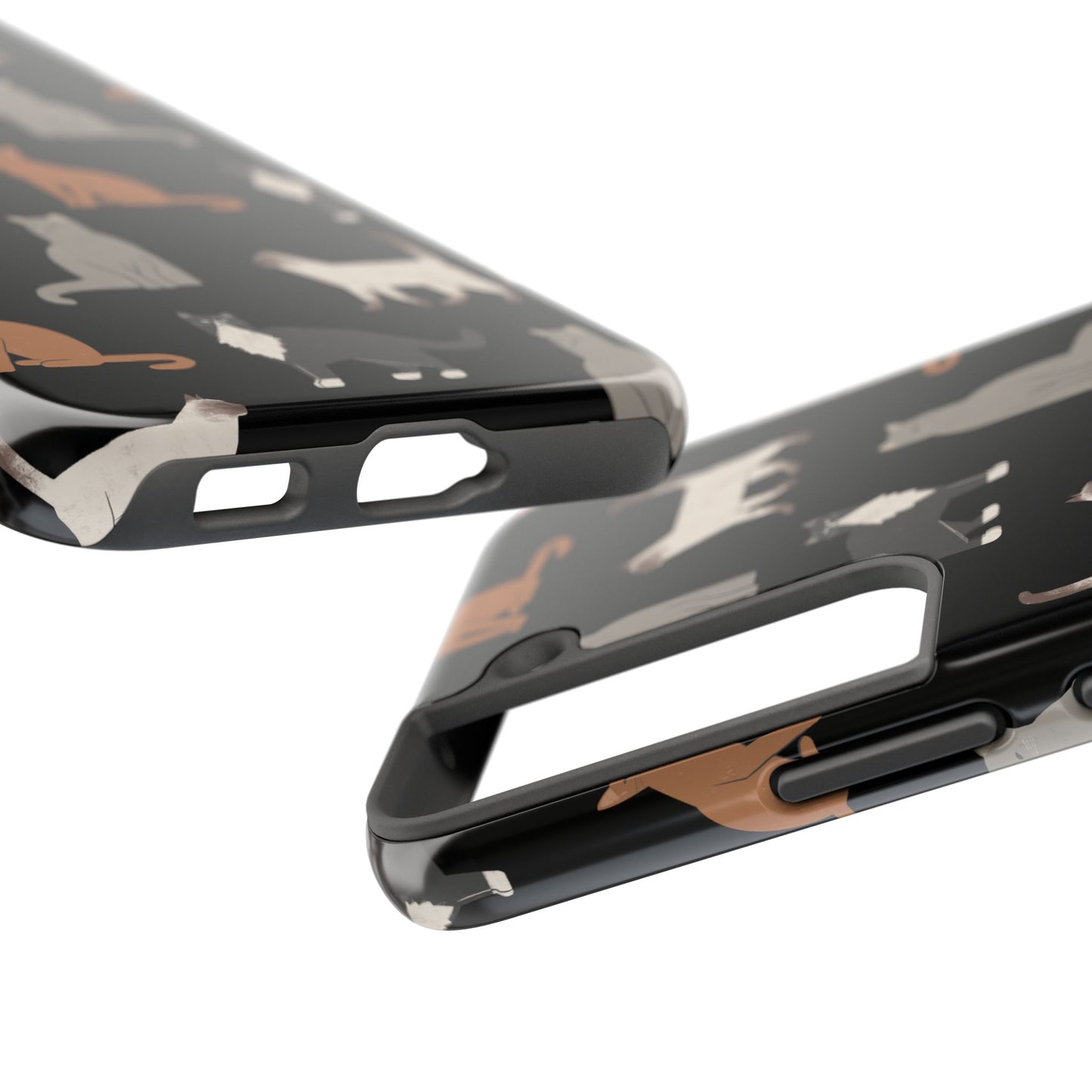 Cubist Cat Tough Phone Case - Stylish & Durable for Pet Fans