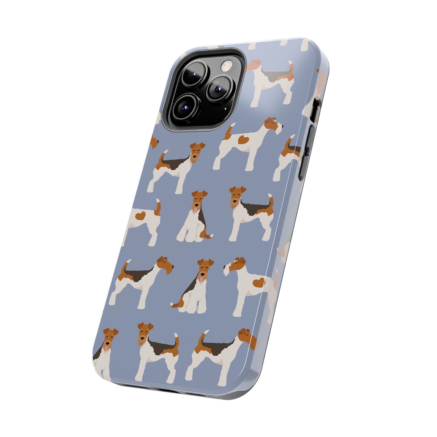Playful Wire Fox Terrier Phone Case - Durable & Stylish Dog Lover Accessory