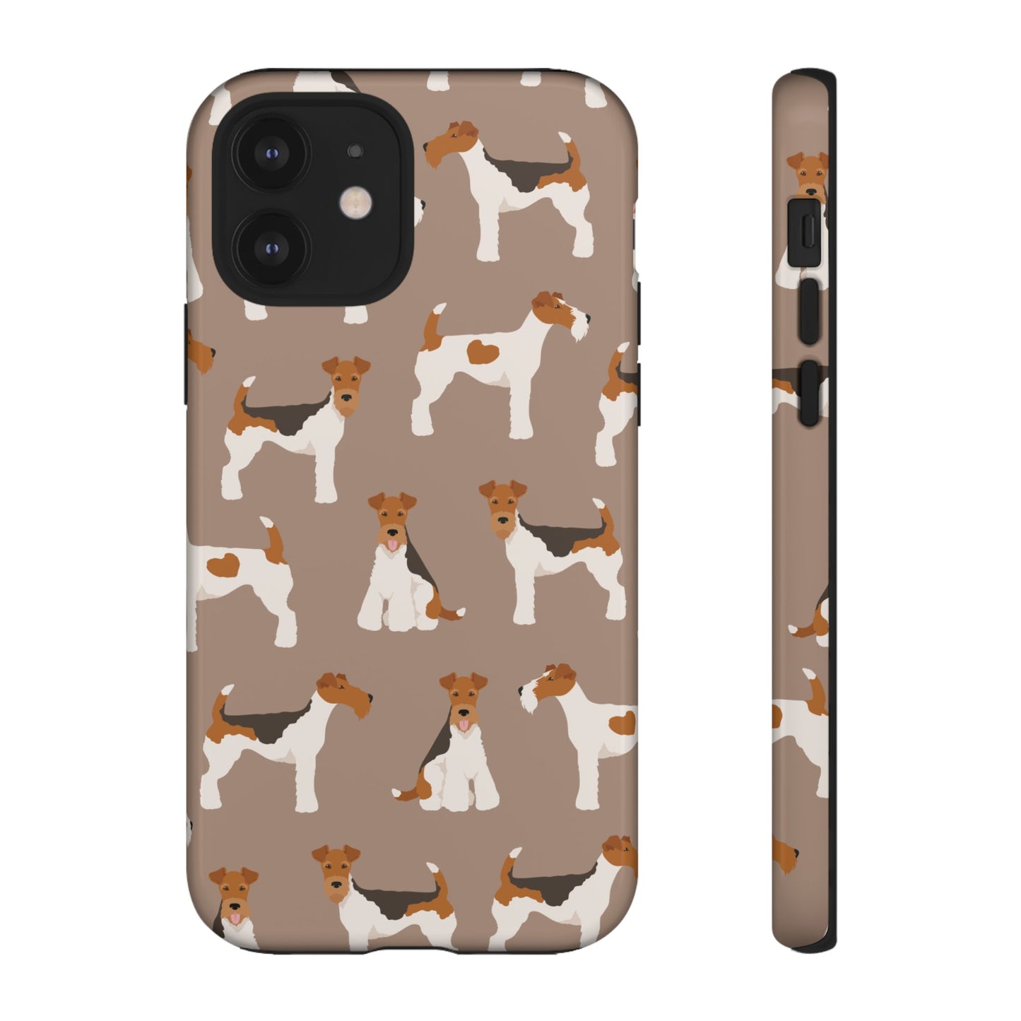Wire Fox Terrier Lover Tough Case - Stylish Phone Case Featuring Playful Fox Terriers