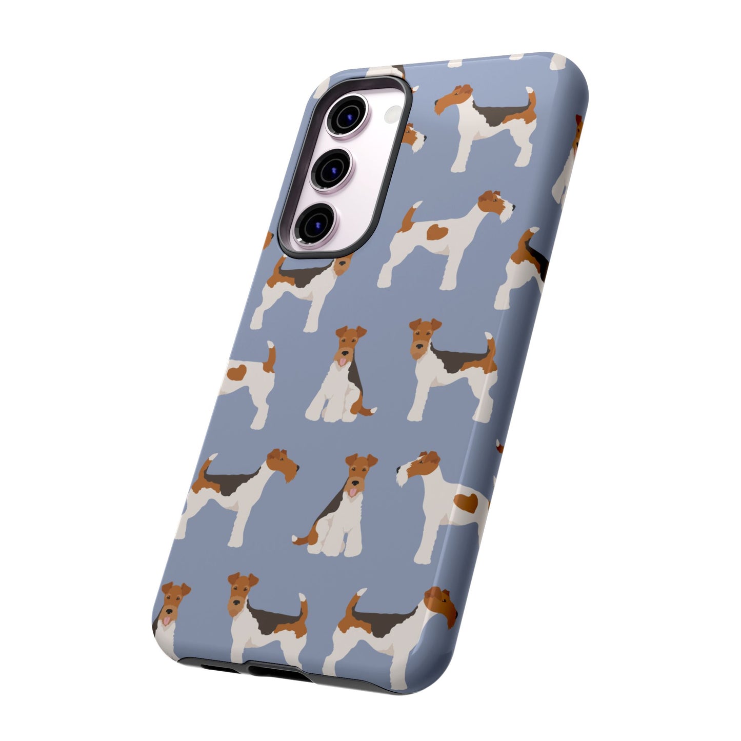 Wire Fox Terrier Lover Tough Case - Stylish Phone Case Featuring Playful Fox Terriers