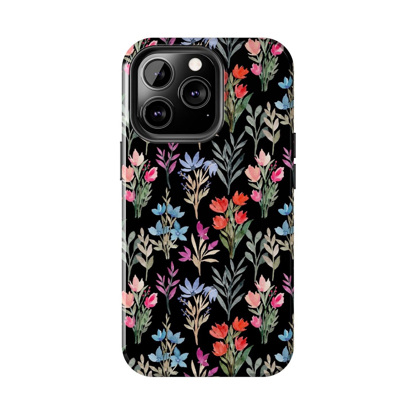 Floral Tough Phone Case - Durable Protection with Vibrant Botanical Design
