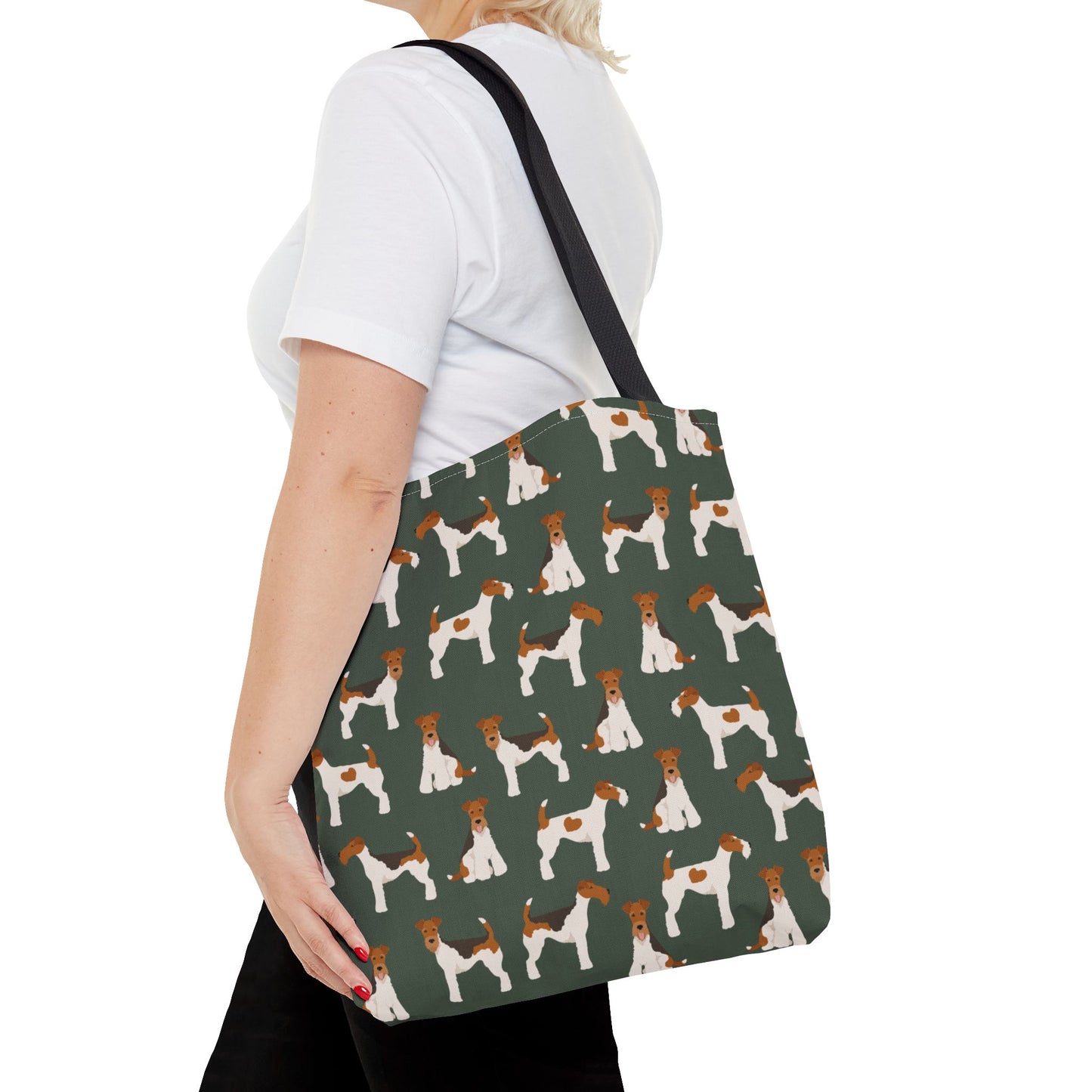 Wire Fox Terrier Dog Pattern Tote Bag - Perfect for Pet Lovers!